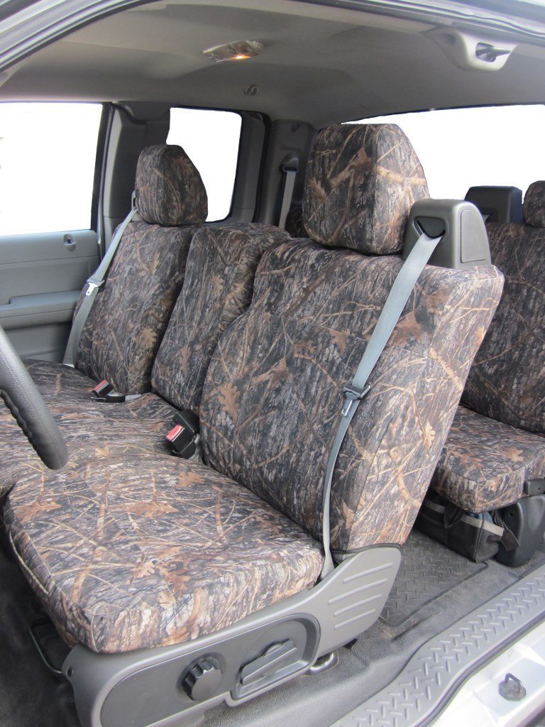 Premium Durafit Seat Covers for 2004-2008 Ford F150 XLT - Super/Regular Cab (40/20/40 Split Front Seat) | Heavy-Duty Endura Fabric in Conceal Camo | Perfect for Off-Roading, Hunting & Outdoor Adventures