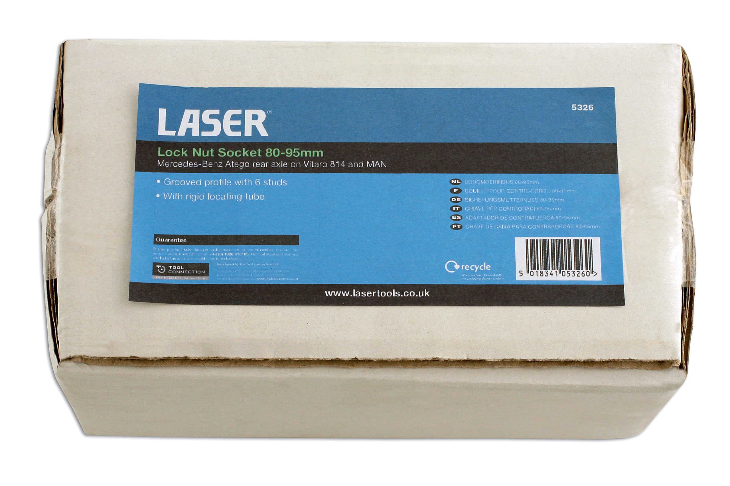 5326 Laser Lock Nut Socket Set - High Strength Impact Socket for Automotive & Machinery - Perfect for Mechanics, DIY Repairs & Industrial Use