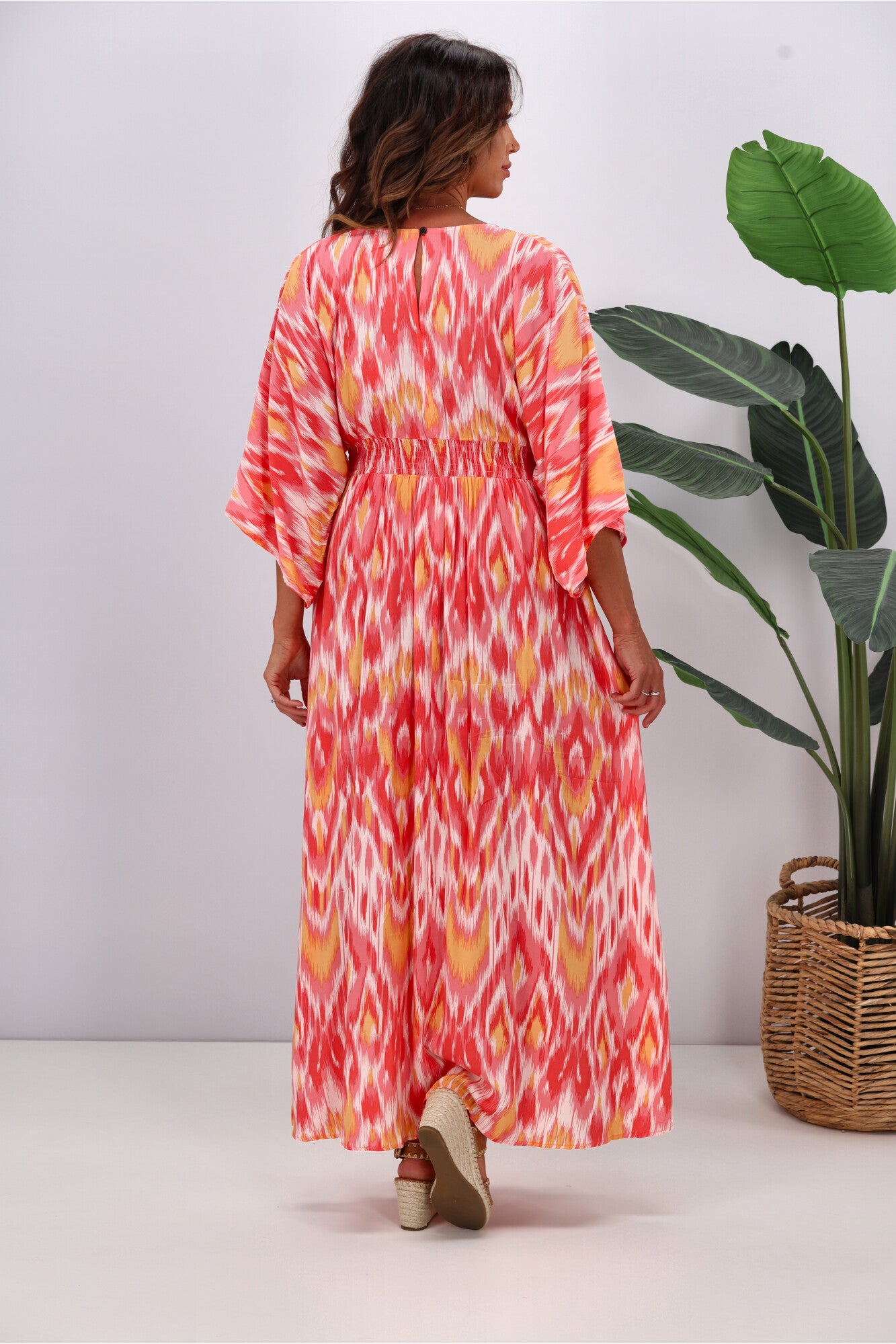 Dreamcatcher Florence Midi Dress - Boho Floral Print Summer Dress for Women | Perfect for Beach Vacations, Music Festivals & Date Nights