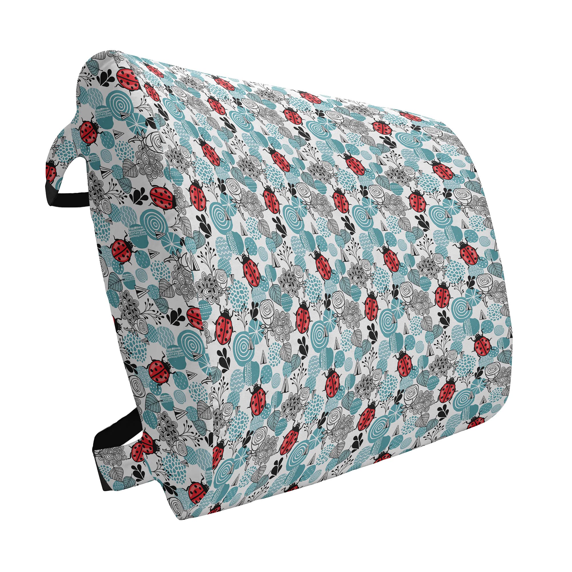 Ambesonne Ladybugs Lumbar Support Pillow for Office Chair & Car Seat - 14