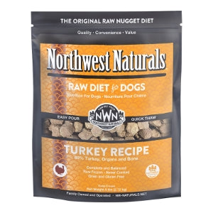 Northwest Naturals Freeze-Dried Raw Turkey Dog Food - Grain-Free, Natural Protein for Dogs - Perfect for Training, Travel & Outdoor Adventures