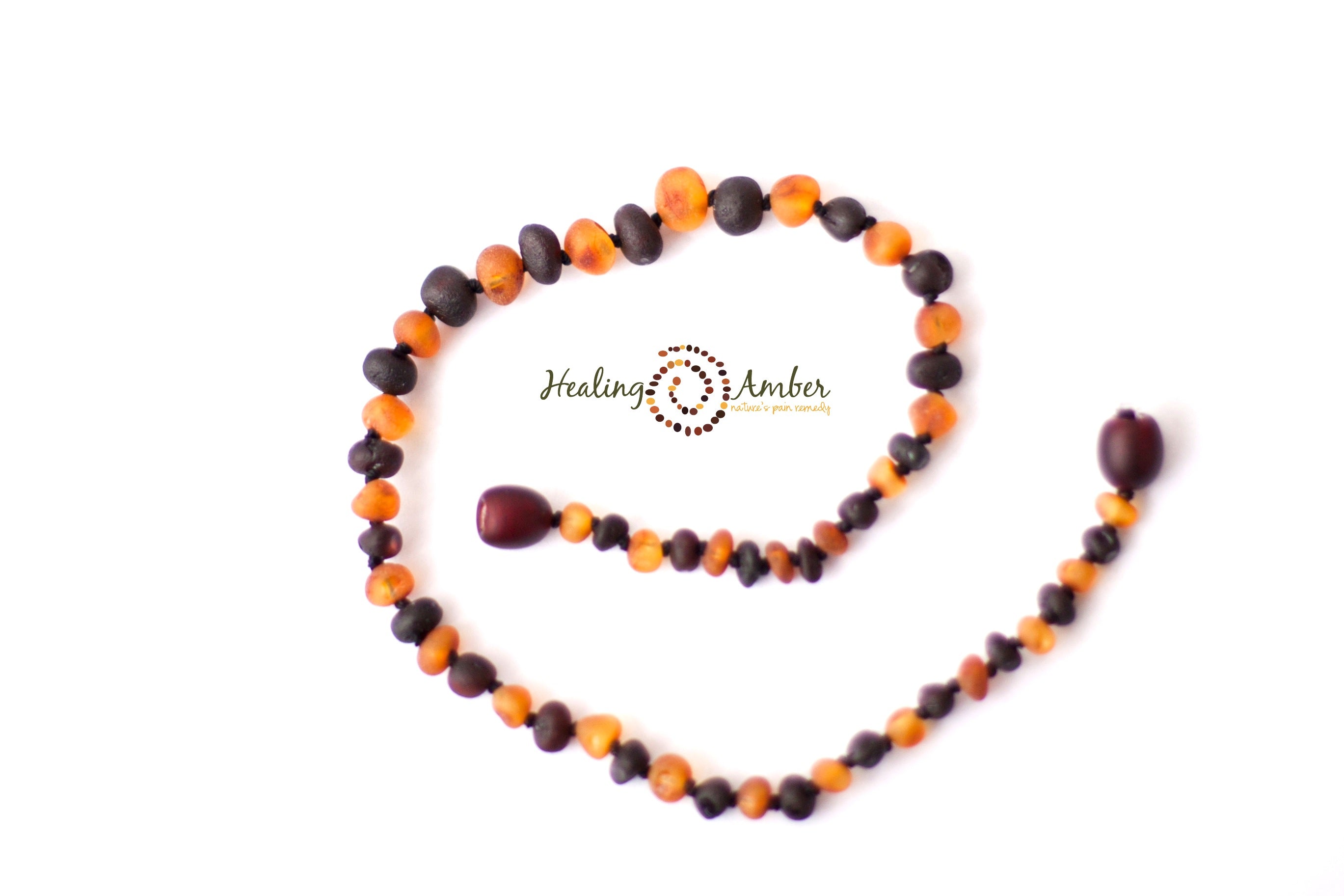 Natural Baltic Amber Teething Necklace for Babies & Toddlers (11-13 inches) - Safe & Soothing Relief for Teething Pain - Perfect for Home, Travel & Daycare Use