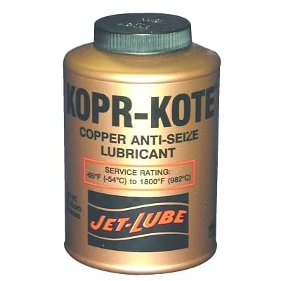 Kopr-Kote 1 Gallon Lead-Free Anti-Seize Lubricant - Replaces 10, High-Temperature Copper Grease for Bolts, Nuts, and Threads - Ideal for Automotive, Marine, and Industrial Applications