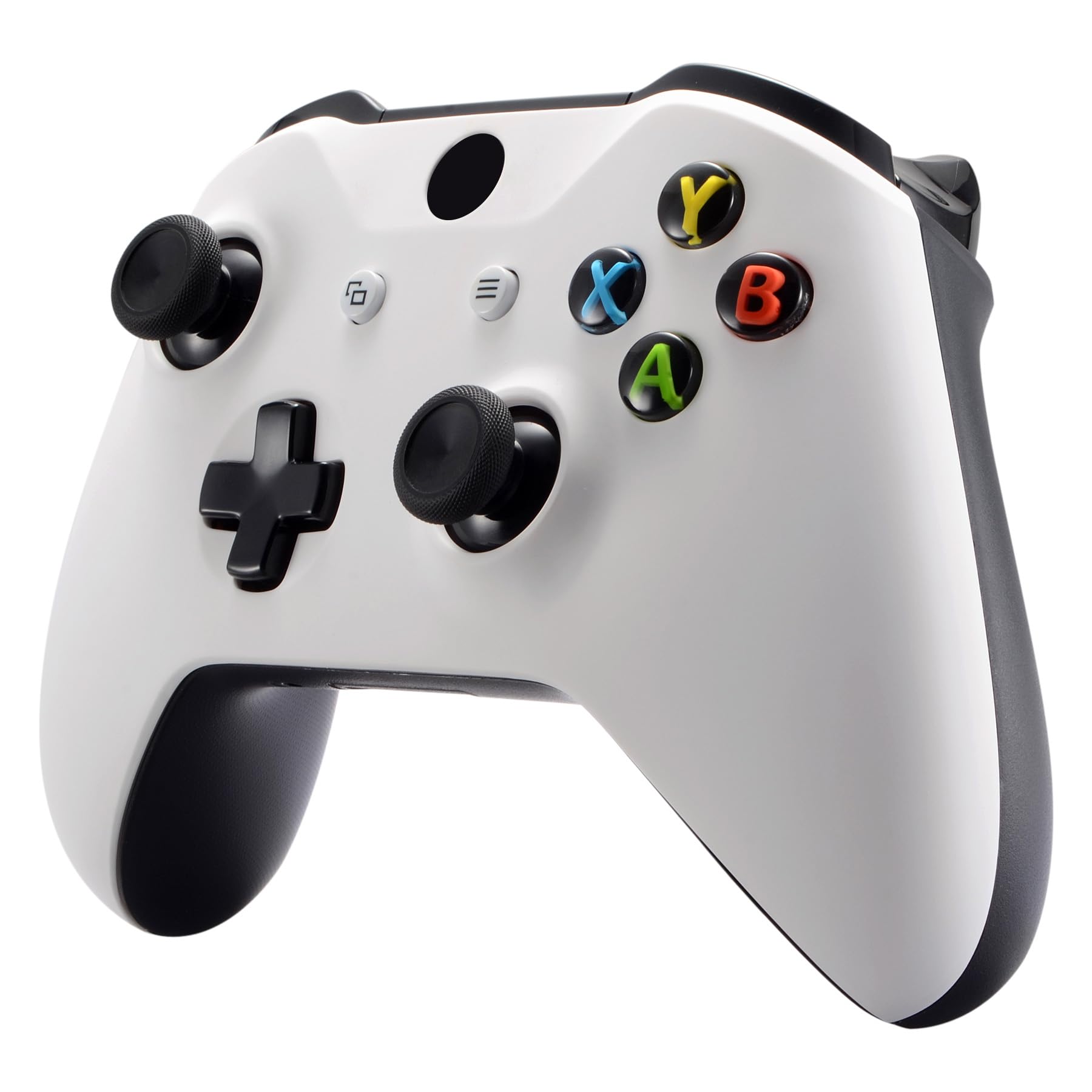 eXtremeRate White Replacement Front Housing Shell for Xbox One S/X Controller (Model 1708) - Custom Faceplate Cover Case for Xbox Wireless Controller - DIY Gaming Accessory for Enhanced Gameplay Experience