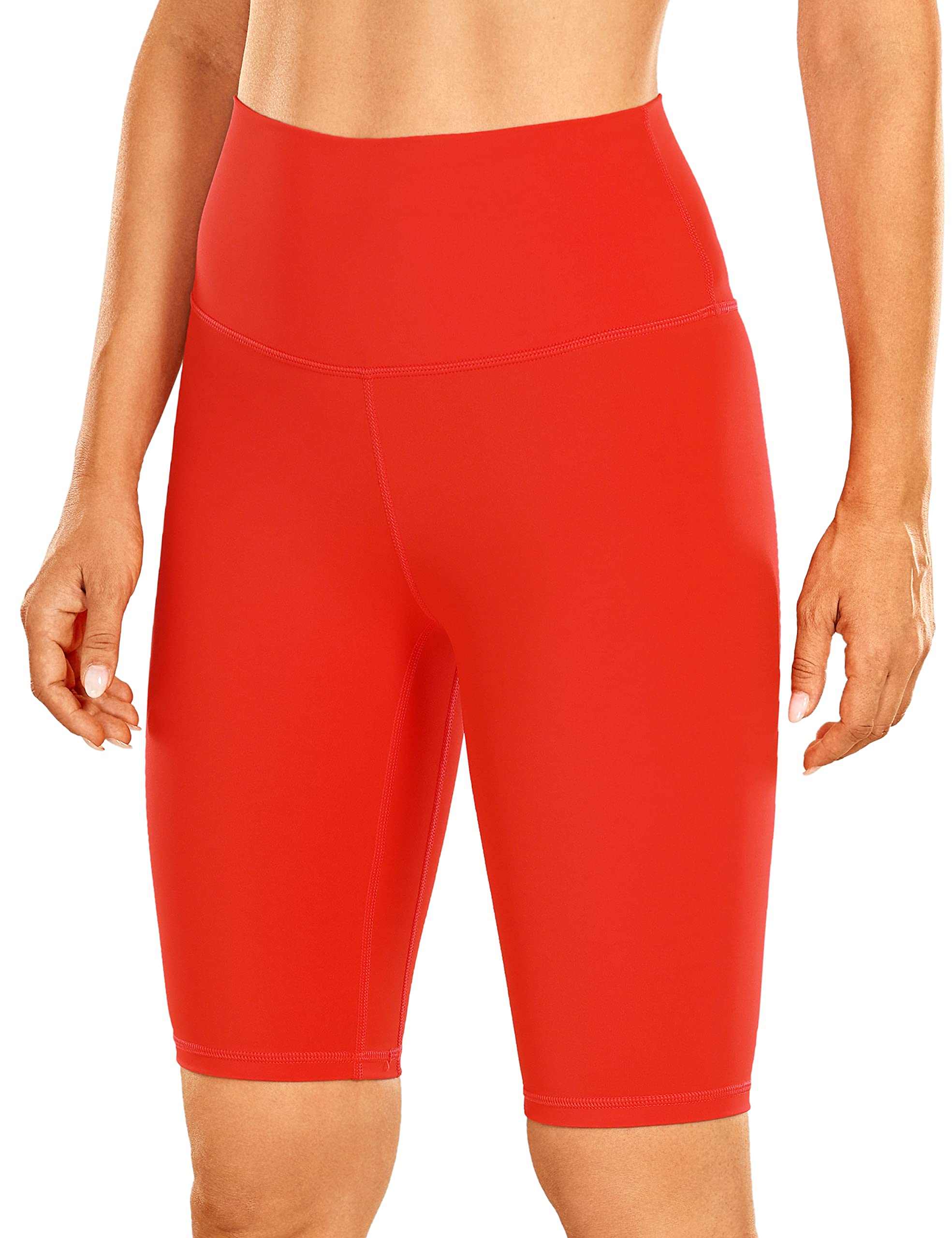 CRZ YOGA Women's High Waisted Biker Shorts 3''/4''/6''/8''/10'' - Naked Feeling Yoga Workout Gym Running Shorts with Spandex for Women - Perfect for Yoga, Gym, Running, and Lounge Wear