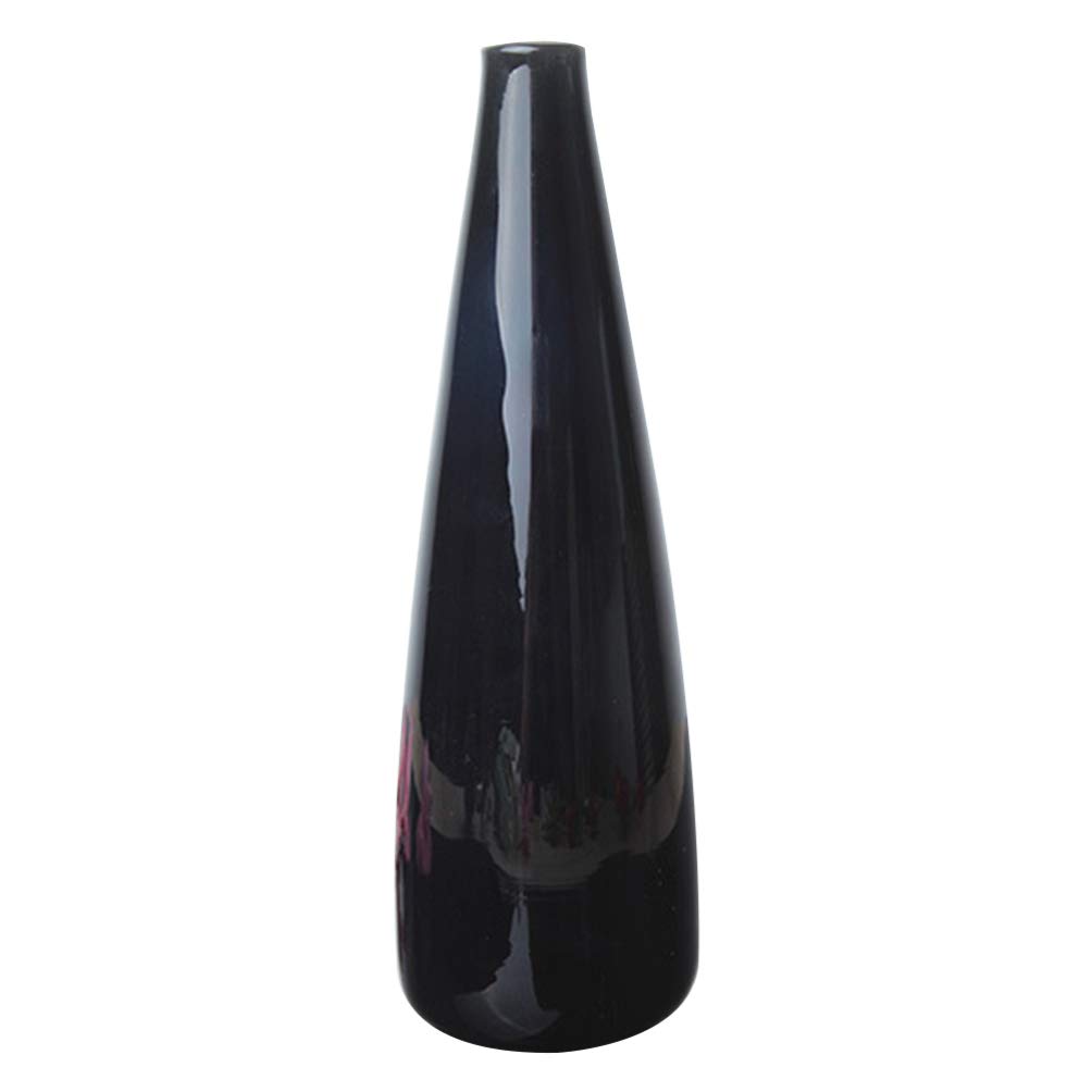 Vintage Black Bud Vases for Flowers - Small Floral Decor Centerpiece, Tabletop Plant Vase, Home & Wedding Decoration | Perfect for Dining Table, Mantel, and Shelf Display