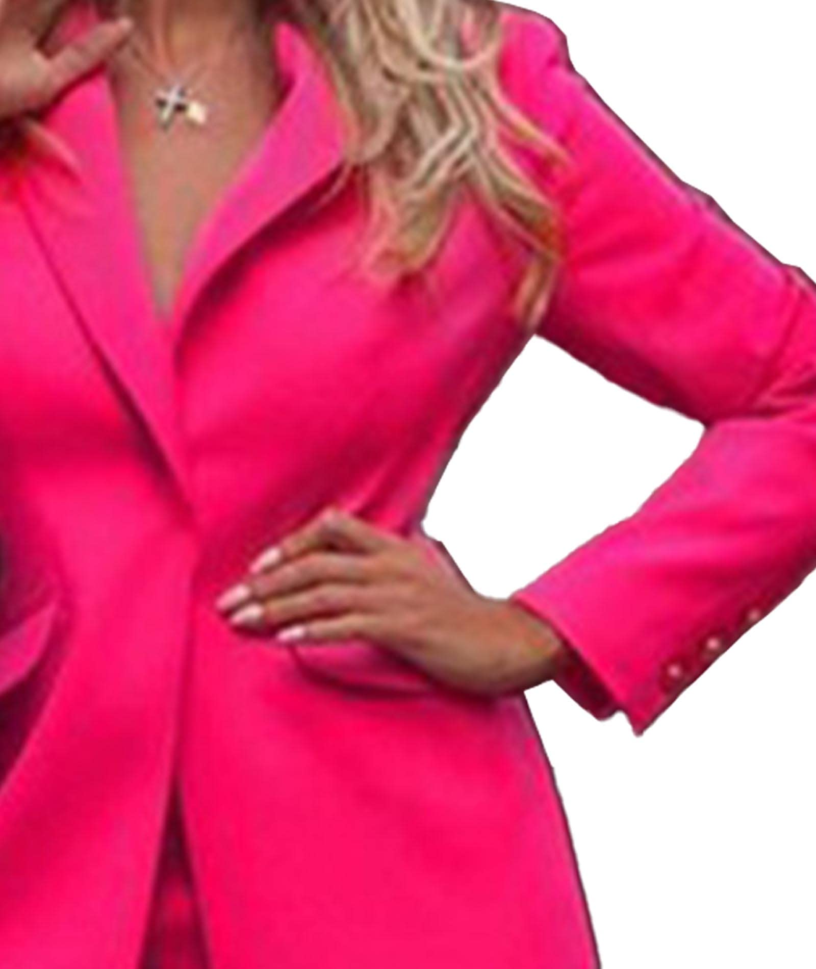 Stylish Women's Blazer Suit Set - Professional Two Piece Business Outfit with V-Neck Long Sleeve Jacket & Work Pants for Office Ladies | Perfect for Business Meetings, Job Interviews & Corporate Events