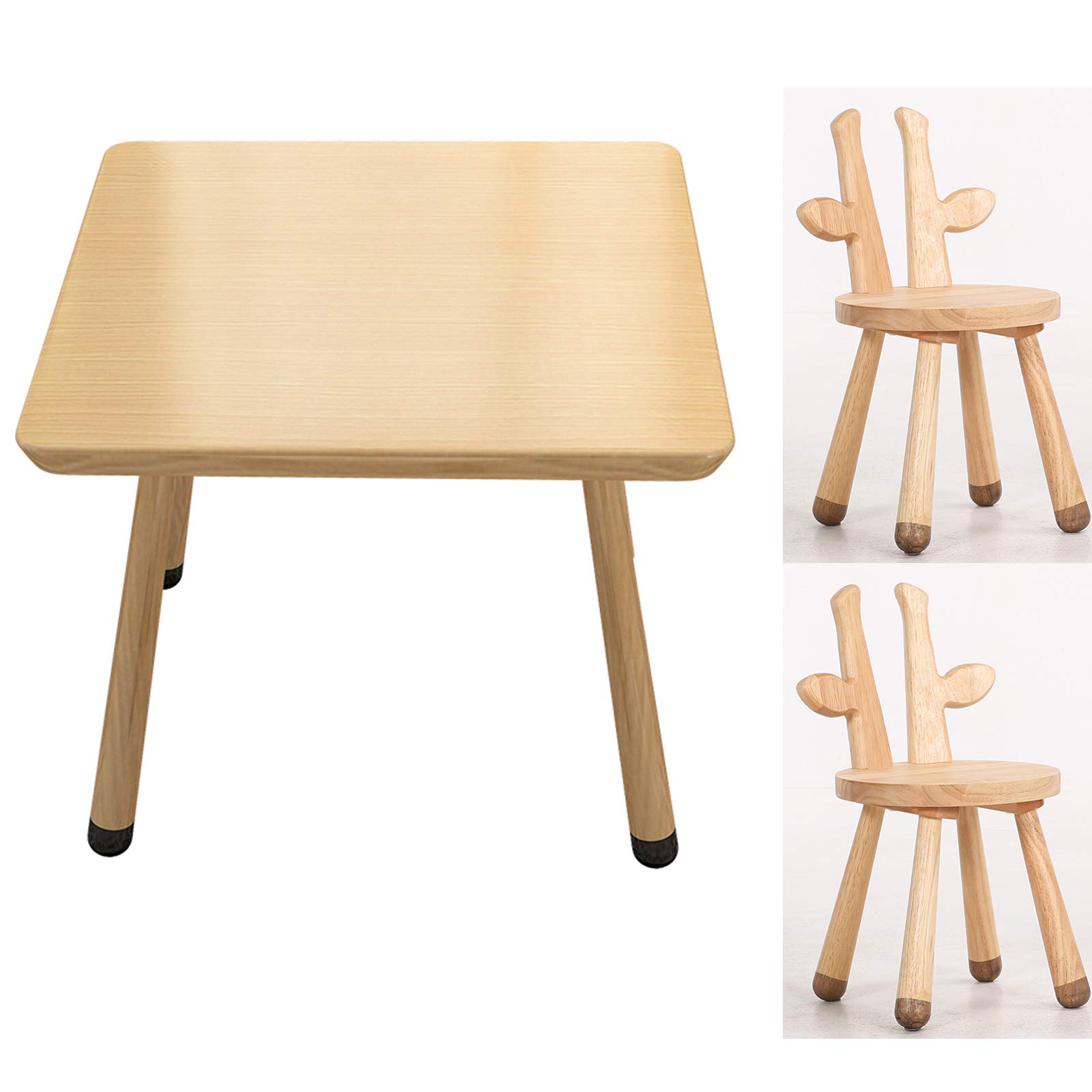 **Kids Wooden Study Desk and Chair Set with Storage - Adjustable Learning Table for Toddlers, Children's Writing & Reading Desk, Play Activity Table for Home & School Use**
