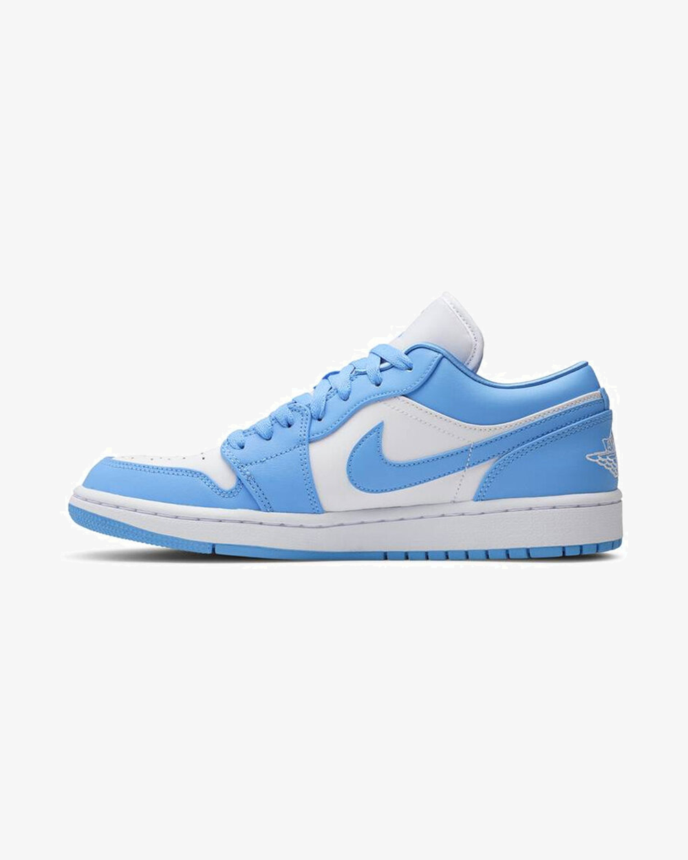 Nike Air Jordan 1 Low Women's Shoes - University Blue & White (2020 Release) | Basketball Sneakers, Casual Streetwear, Fashion Lifestyle