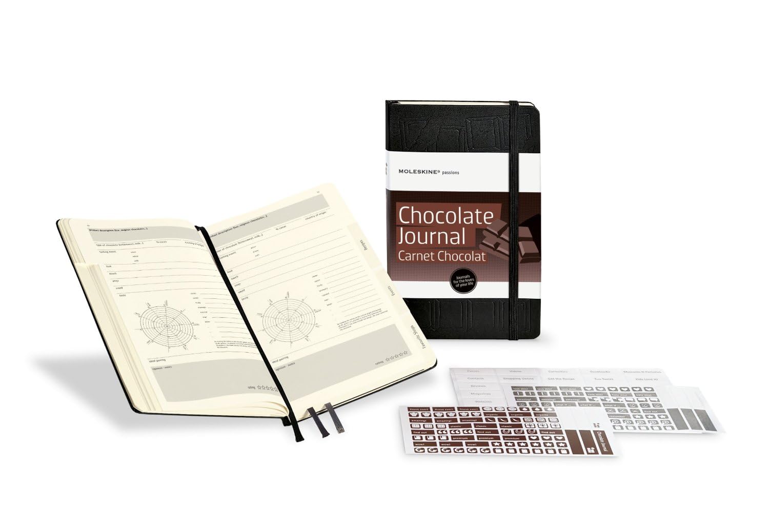 Premium Moleskine Passion Journal - Chocolate Brown Large Hard Cover Notebook (5