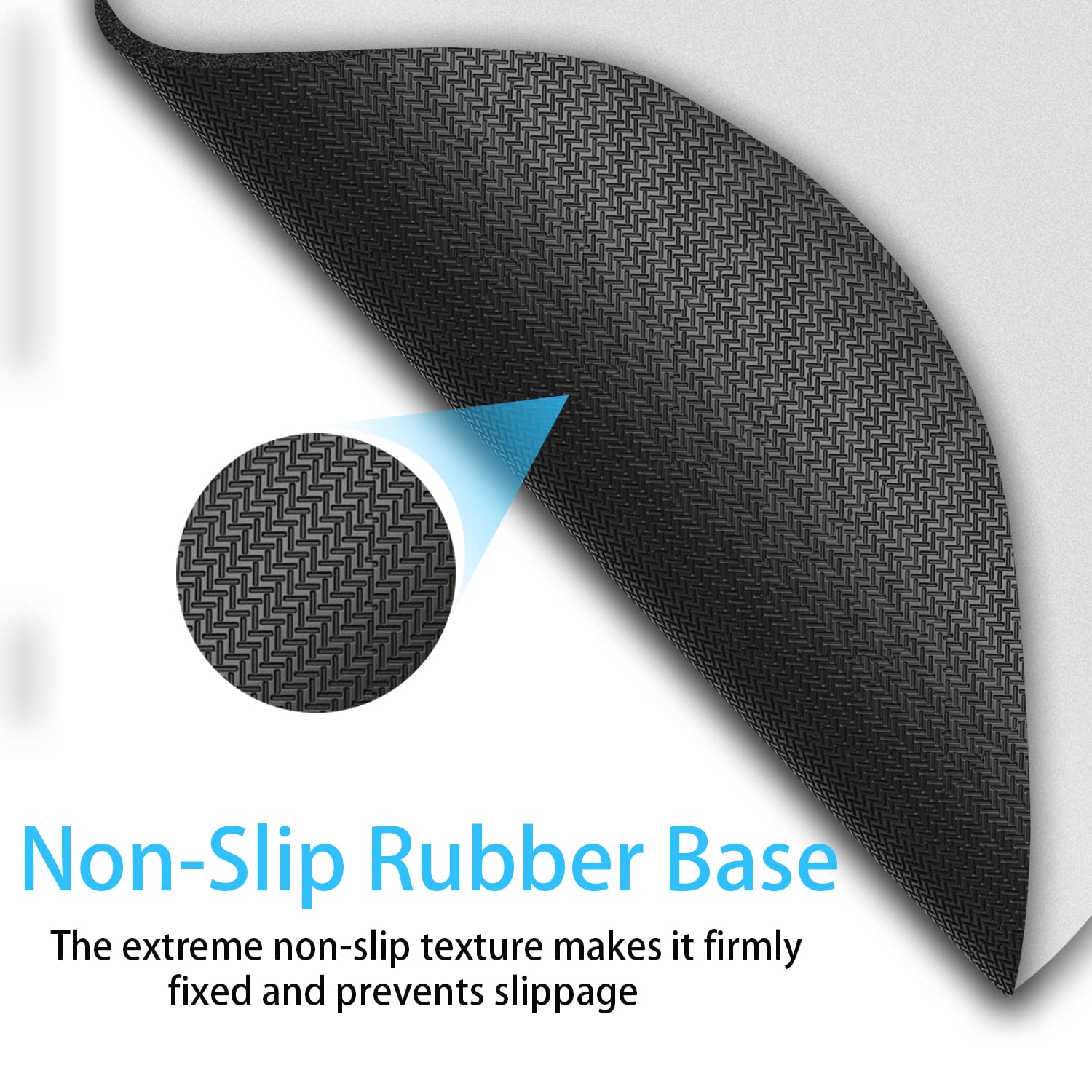 6x7 Inch Small Mouse Pad - Non-Slip Rubber Base, Thick & Waterproof Mini Mouse Mat for Laptop, Wireless Mouse - Perfect for Home, Office & Travel Use (Grey)