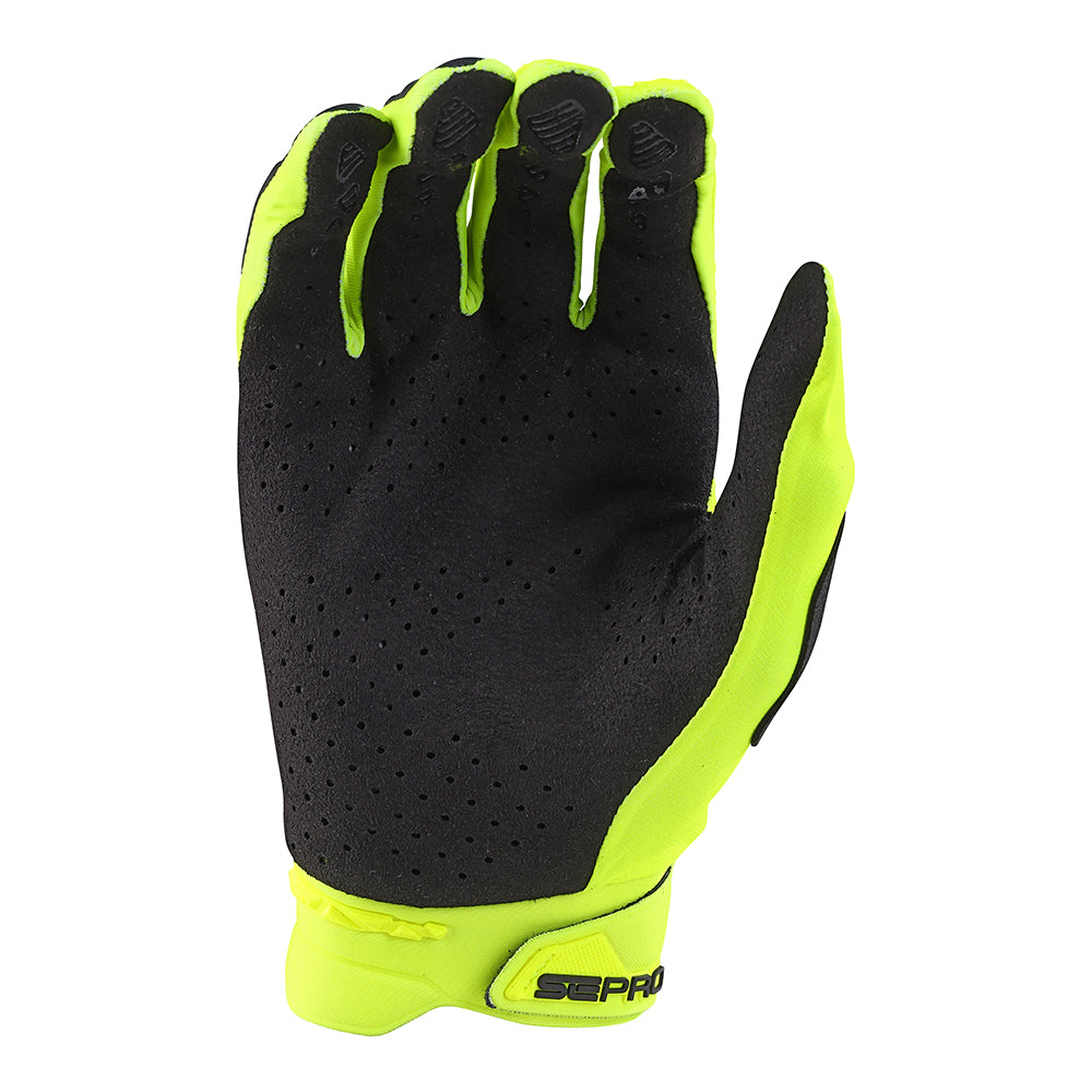 SE Pro Glove Solid Flo Yellow - High Visibility Work Gloves for Construction, Landscaping & Outdoor Safety - Durable & Comfortable Protective Gear