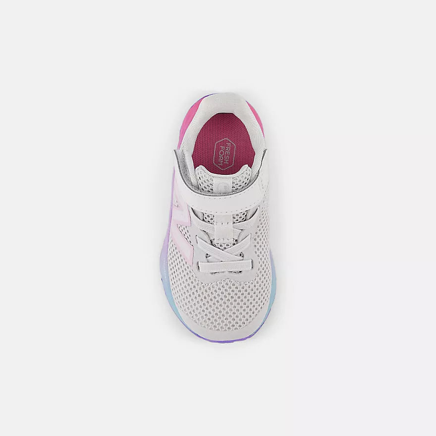 New Balance Grey Matter Fresh Foam Arishi v4 Bungee Lace Toddler Sneakers - Lightweight Running Shoes for Boys & Girls - Perfect for Playground, School & Everyday Wear