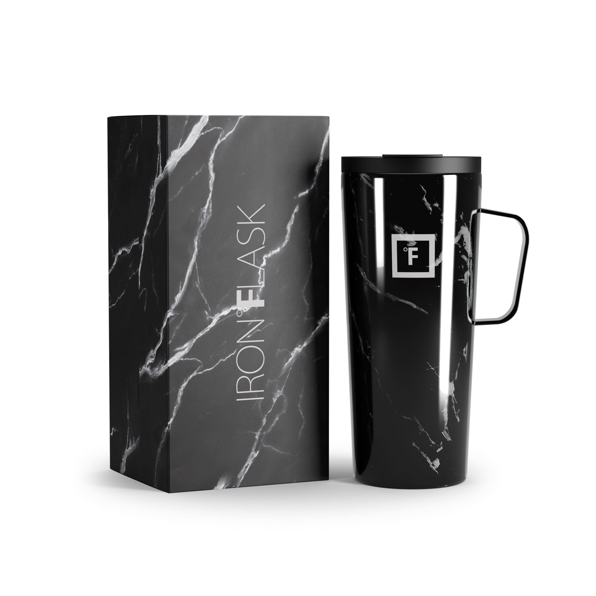 24 Oz Insulated Grip Coffee Mug 2.0 - Leak-Proof Travel Tumbler with Handle for Hot & Cold Drinks - Perfect for Office, Commute, Camping & Outdoor Activities
