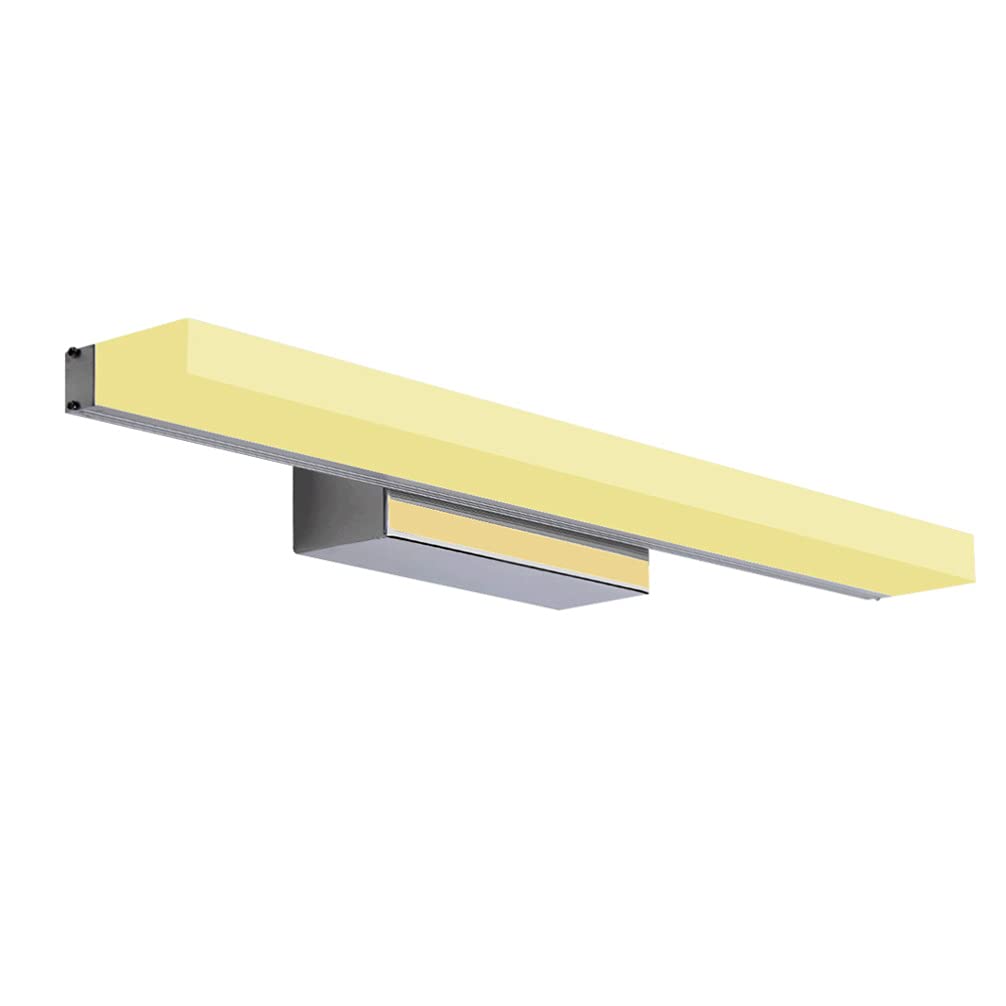 Modern LED Bathroom Vanity Lights - Anti-Fog Wall Mirror Light with Stainless Steel Base, Warm White Illumination for Makeup & Shaving | Perfect for Bathroom, Dressing Room & Spa Decor
