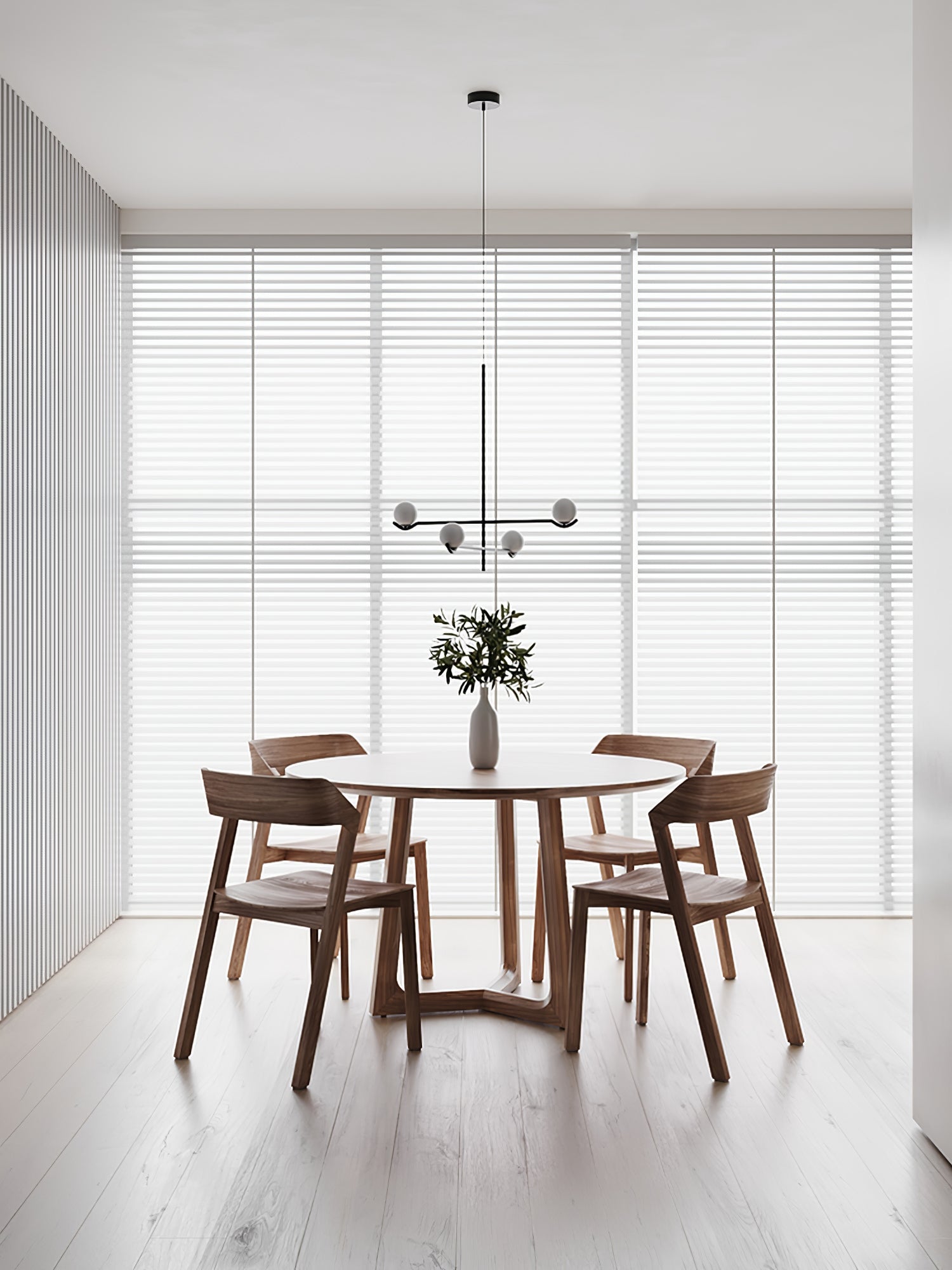 Baer Modern Pendant Light - Sleek Hanging Fixture for Kitchen Island, Dining Room & Bedroom Lighting | Energy Efficient LED Bulb Compatible