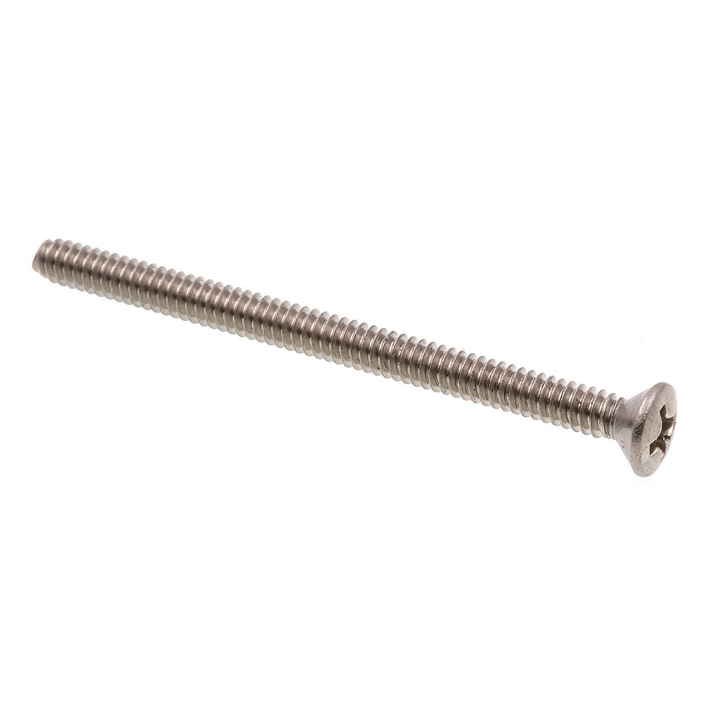 Prime-Line 9010580 #6-32 x 2 Inch Machine Screw, Oval Head Phillips Drive, 18-8 Stainless Steel (Pack of 20) - Perfect for Furniture Assembly, Electronics Repair, and DIY Projects