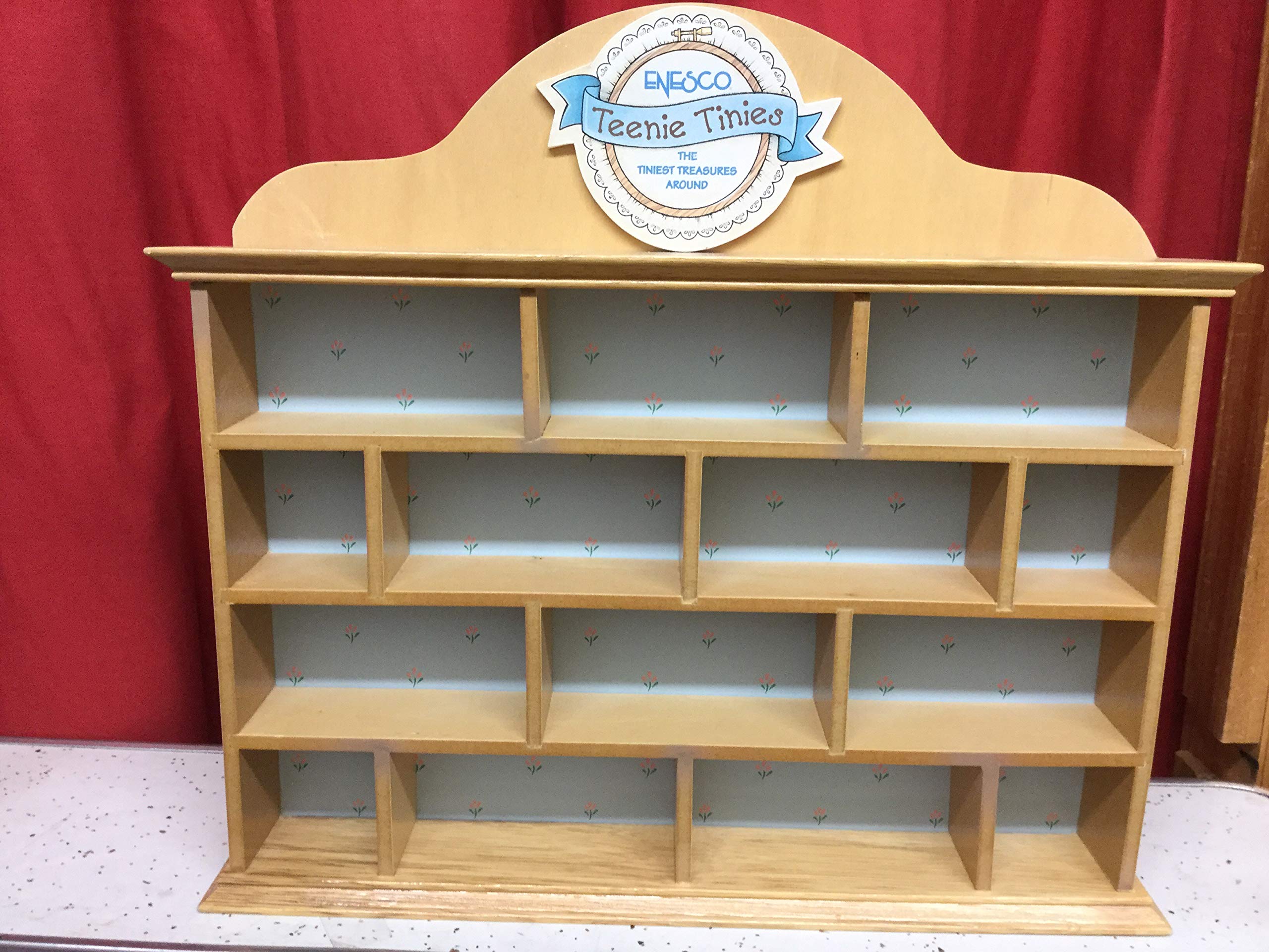 Enesco Teenie Tinies Shadow Box - Miniature Collectible Display Case for Home Decor & Gift Giving