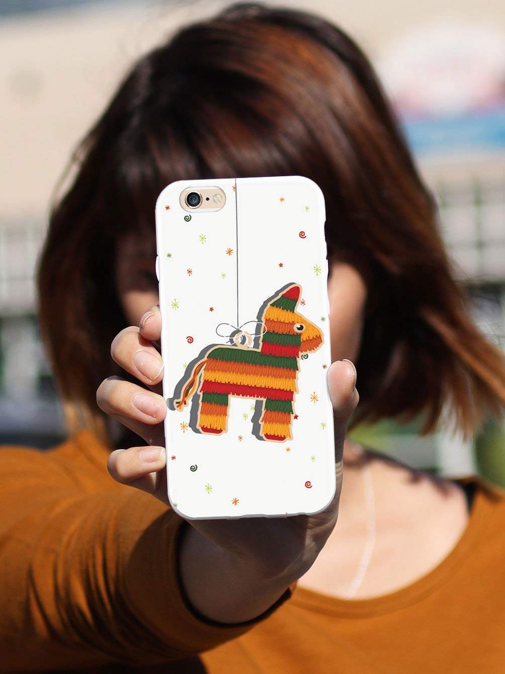 3D Textured Protective Phone Case for Apple iPhone 12 - Cute Piñata Design - Shockproof & Scratch-Resistant Cover - Perfect for Everyday Use, Travel & Gifts