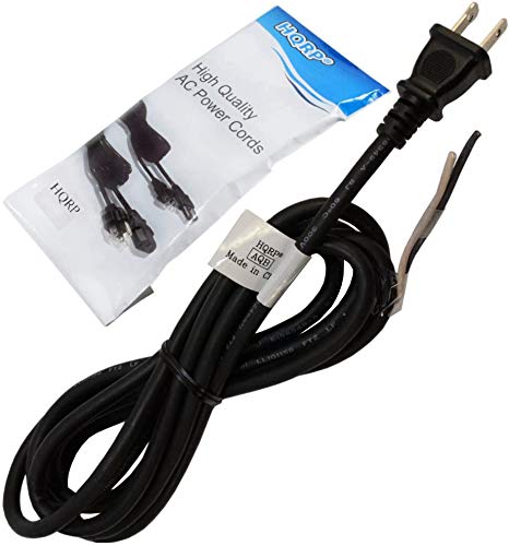 HQRP AC Power Cord Replacement for Makita 9005BZ 9503BH 9505BH 9526PB 9526PBH 9527NB 9527PB 9528NB 9528PB Angle Grinder - 3 Prong Mains Cable Repair Part for Workshop & DIY Projects