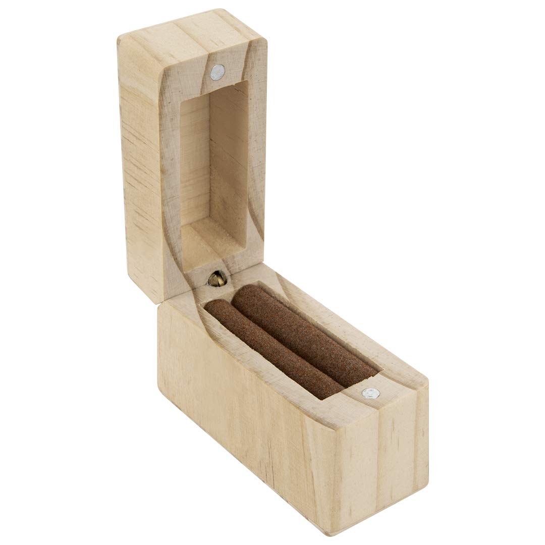 Koyal Wholesale Unfinished Real Wood Slim Ring Box - Natural Wooden Jewelry Box for Wedding, Engagement & Proposal Rings | Perfect for Romantic Proposals, Bridal Jewelry Storage & Gift Presentation