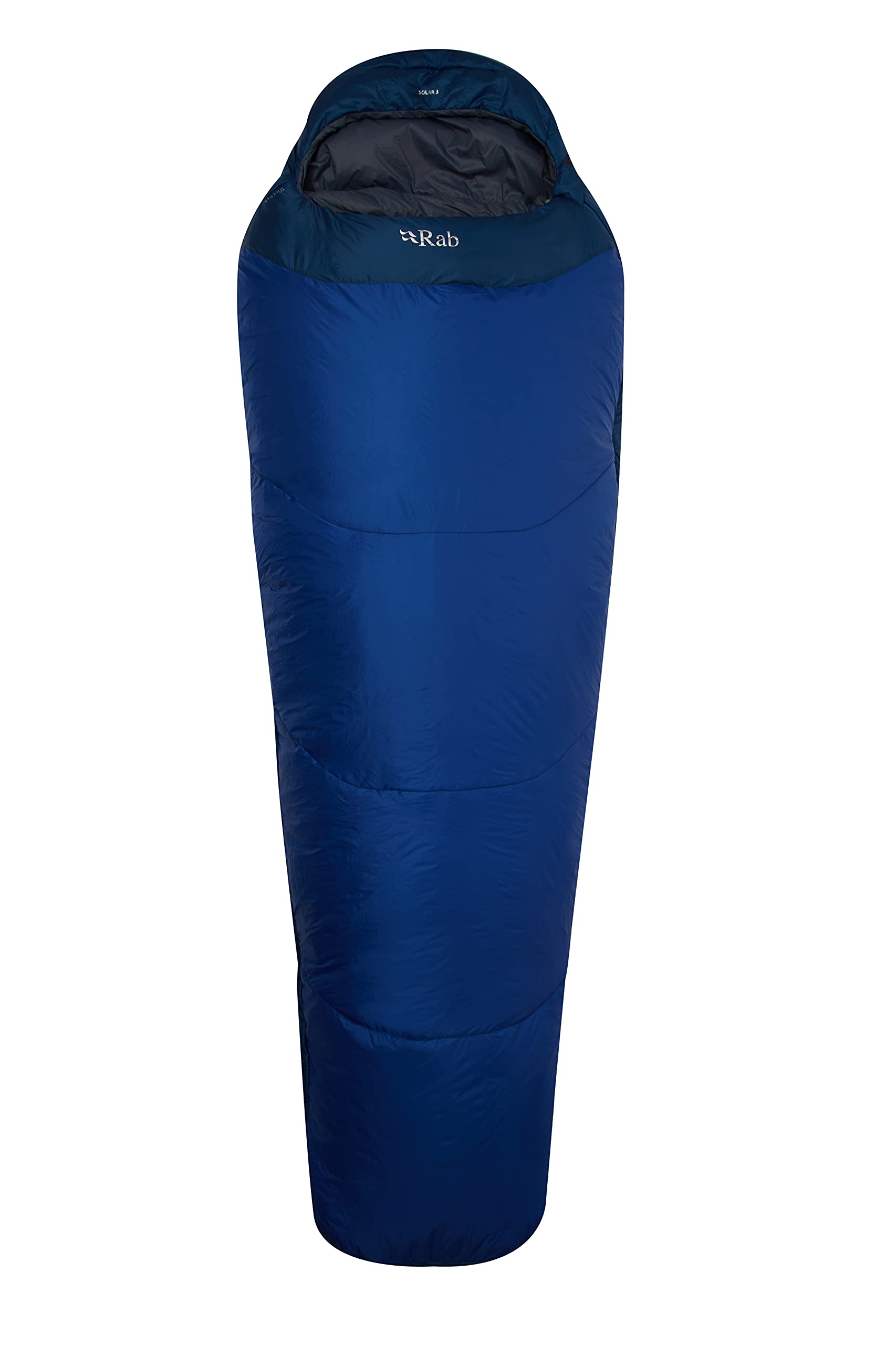 Rab Solar Synthetic Insulated Mummy Sleeping Bag - Lightweight & Water-Resistant for Camping, Backpacking, Hiking - Perfect for Cold Weather Outdoor Adventures