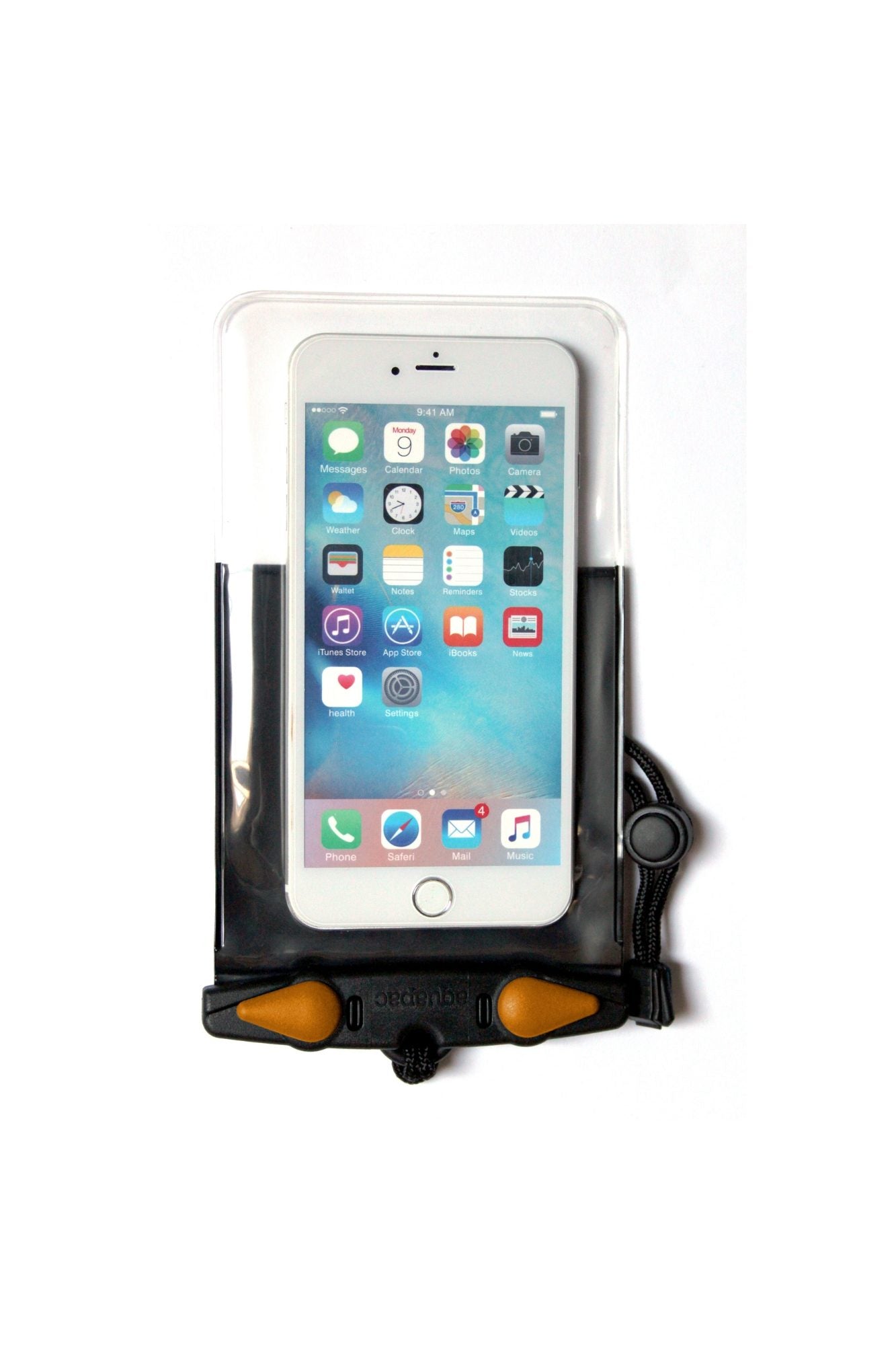 Aquapac 369 Classic Plus Plus Waterproof Phone Case - Black | IPX8 Certified | Perfect for Kayaking, Hiking & Beach Activities