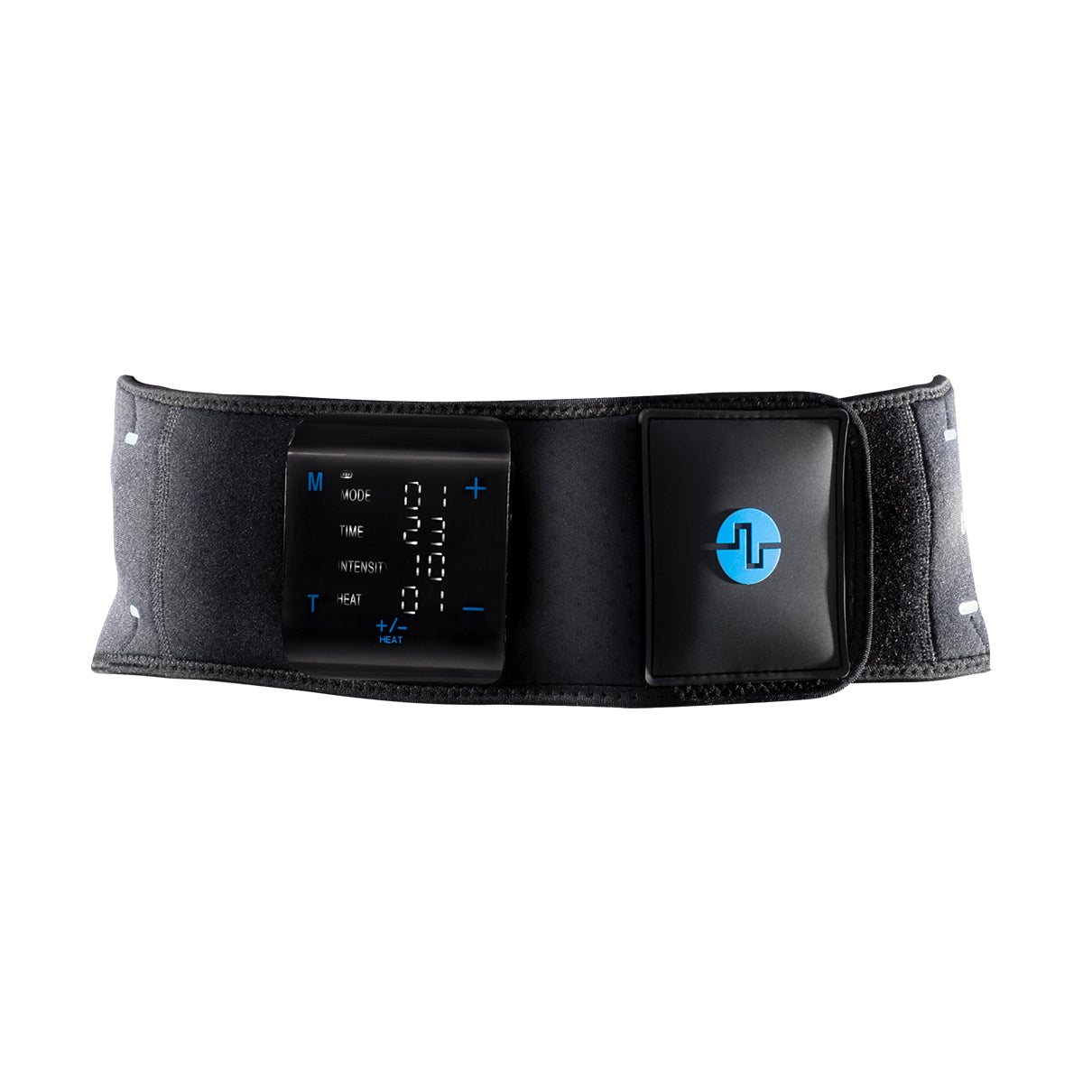 Compex TENS+EMS Dual Pulse Heating Massage Belt for Back Pain Relief - Rechargeable & Adjustable Therapy Wrap for Home, Office & Gym Use