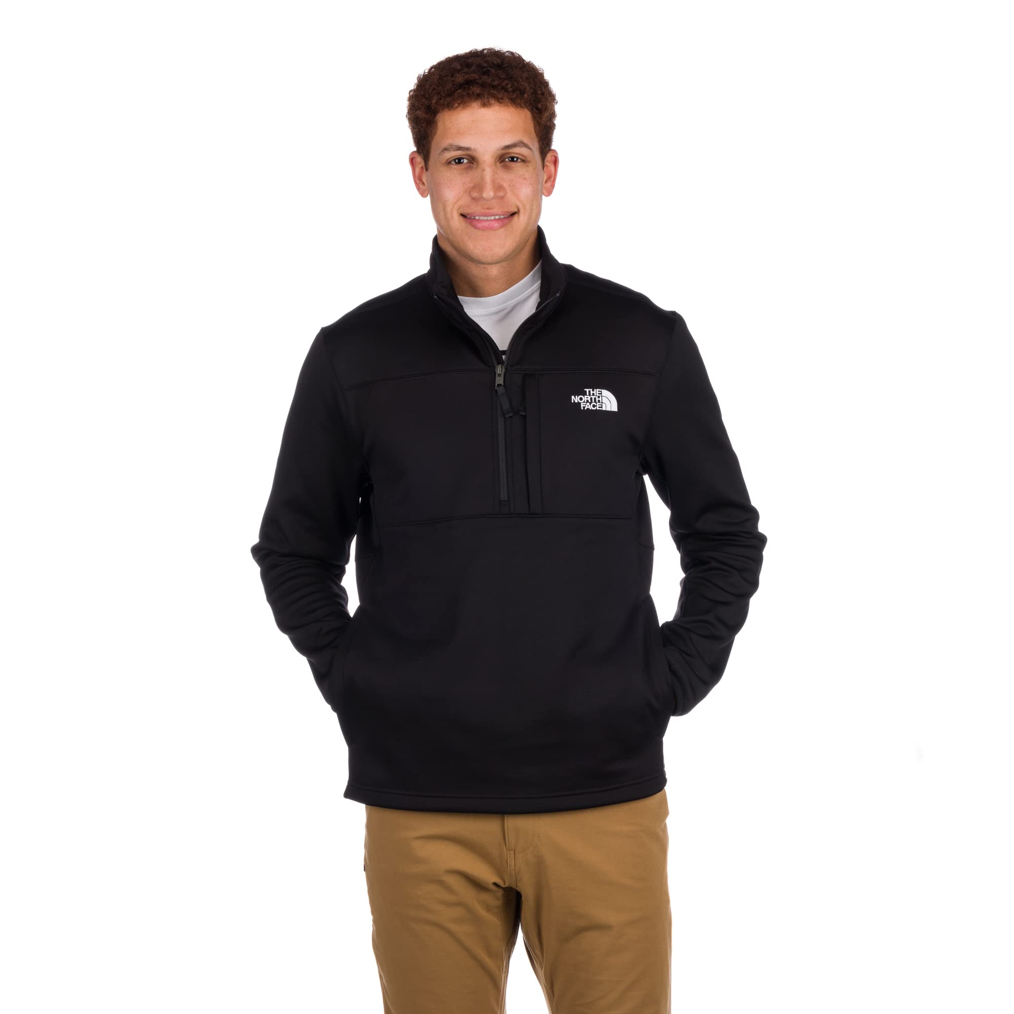 The North Face Men's Astro Ridge 1/4 Zip Fleece Pullover - Lightweight Hiking & Outdoor Jacket for Camping, Travel & Casual Wear