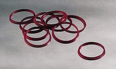 Pyrex 1395-45HTR High-Temperature Red Pour Rings for 1395 Media Bottles - Perfect for Laboratory, Chemical Mixing & Scientific Experiments