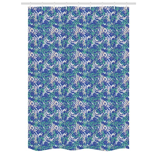 Blue Green Pale Peach