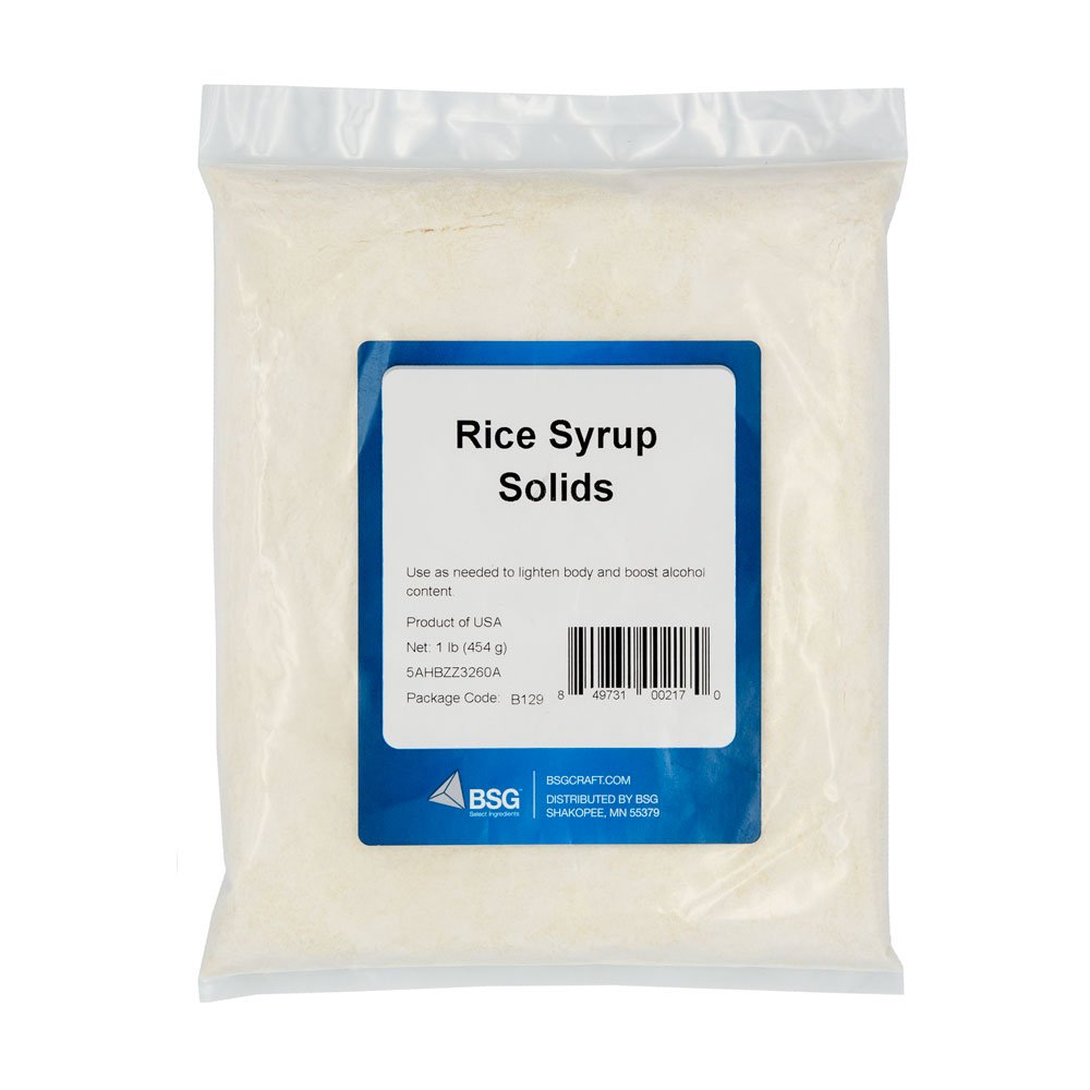 Organic Rice Syrup Solids 1 lb Bag - Gluten-Free Sweetener for Baking, Smoothies & Healthy Recipes | Non-GMO, Vegan & All-Natural Sugar Alternative