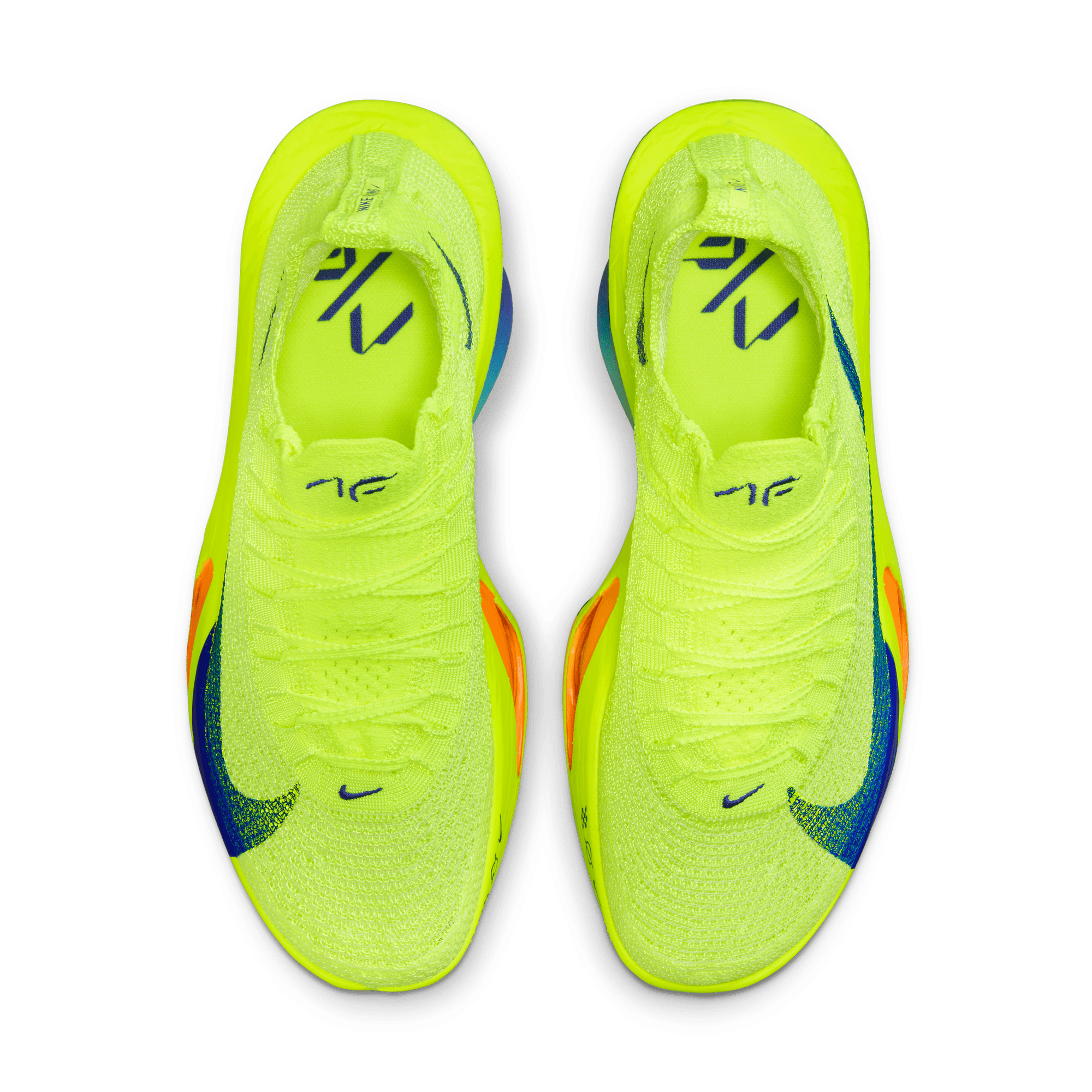 Nike Women's Alphafly 3 Running Shoes - Lightweight Cushioned for Marathon Training & Racing (700 Volt/Concord/Dusty Cactus/Total Orange) | Perfect for Long Distance Running & High-Performance Workouts
