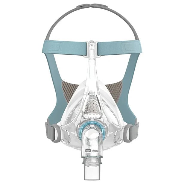 Premium Full Face CPAP Mask with Headgear for Sleep Apnea - Comfortable & Adjustable for Side Sleepers - Ideal for Home & Travel Use