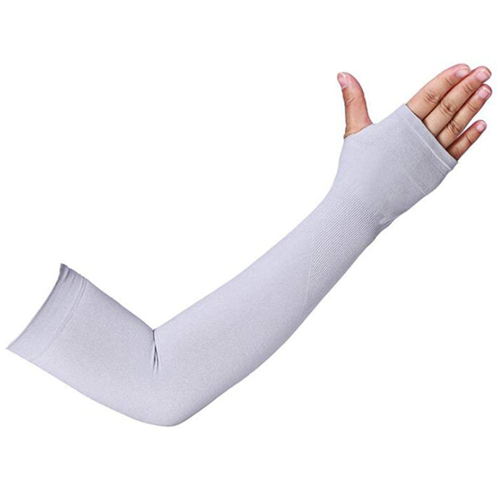 Cycling Arm Warmers - 1 Pair Ice Silk Sunscreen Sleeves for Summer Riding, Running & Outdoor Sports | Breathable UV Protection Arm Covers for Biking, Jogging, Hiking & Travel