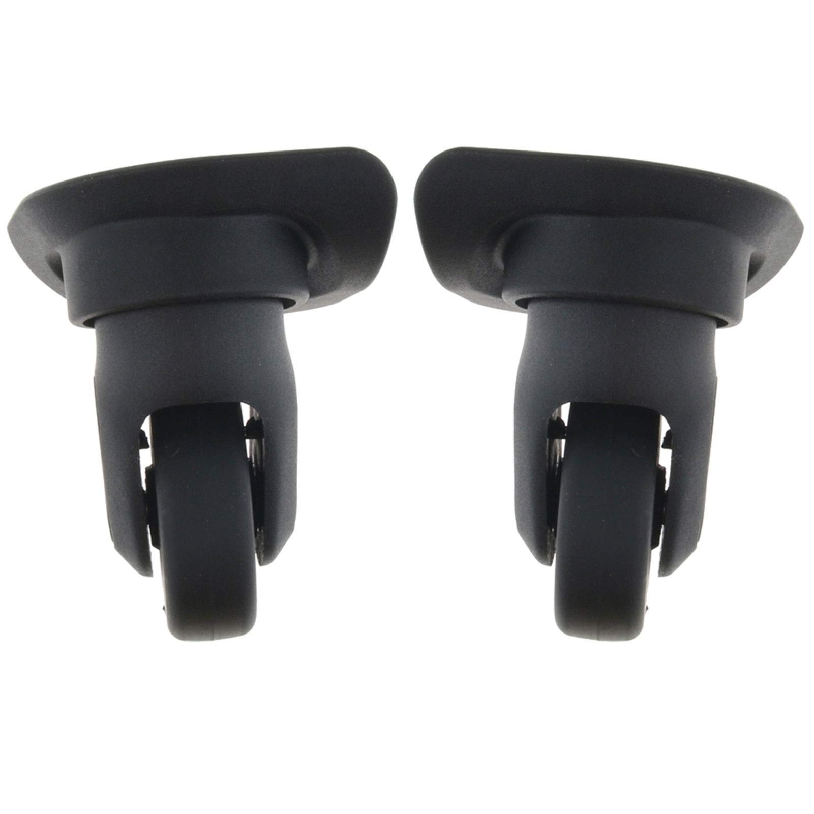 Universal Replacement Luggage Wheels 1 Pair - Durable Trolley Casters for Suitcases, Flexible Small Caster Wheels for Smooth Travel & Easy Mobility (Ideal for Carry-Ons, Checked Bags & Rolling Luggage Repair)