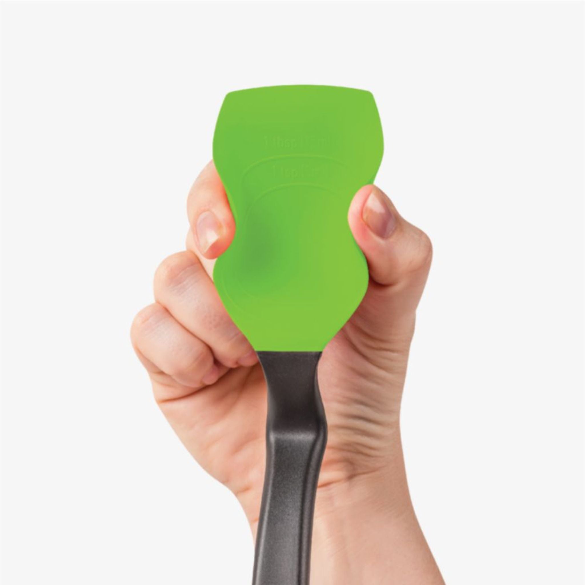 DreamFarm Nylon/Silicone Scraping Spoon - Green Kitchen Utensil for Mixing, Folding & Scraping - Perfect for Baking, Cooking & Food Prep (SH DFSU2669 GR)