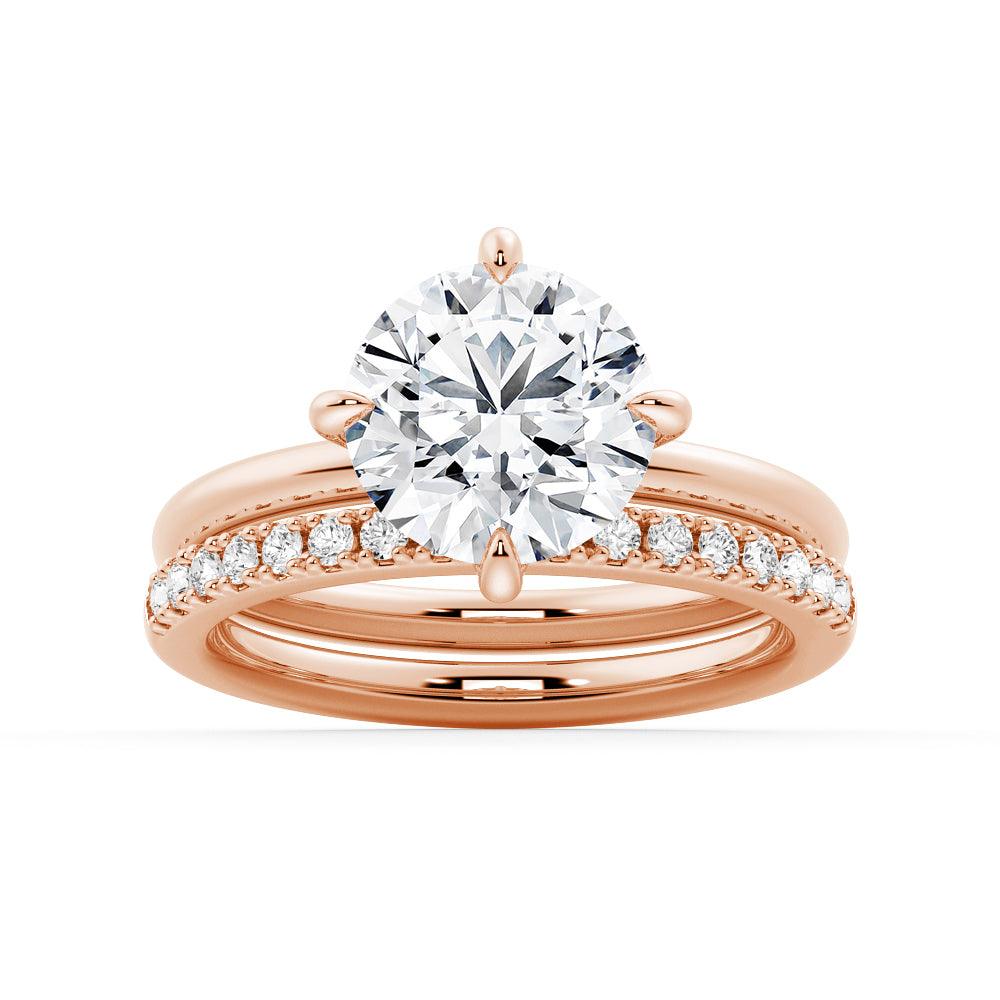 Four Prong Solitaire Moissanite Engagement Ring for Women - Sparkling Wedding Band, Proposal Jewelry Gift for Her, Perfect for Anniversaries & Special Occasions