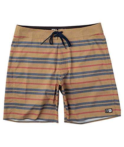 RVCA Men's Shore Trunk Swim Shorts - Quick Dry Board Shorts for Swimming, Surfing & Beach - Lightweight Comfortable Swimwear with UPF Protection
