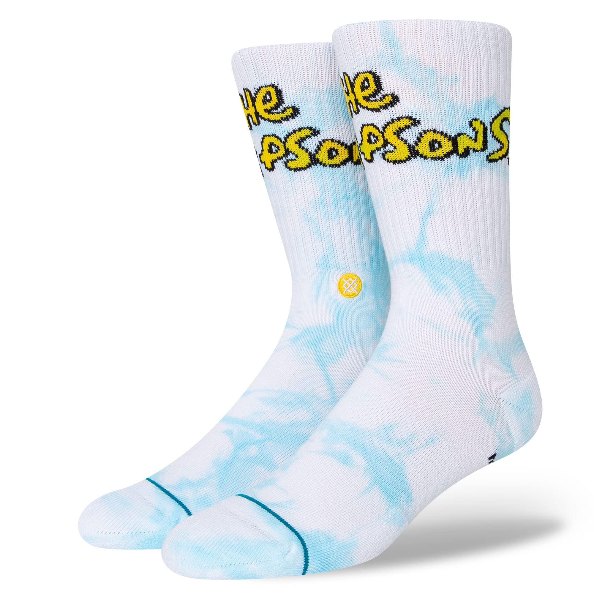 Stance Crew Intro Socks White - Comfortable Cotton Athletic Socks for Men & Women - Perfect for Running, Gym, Workout & Everyday Wear