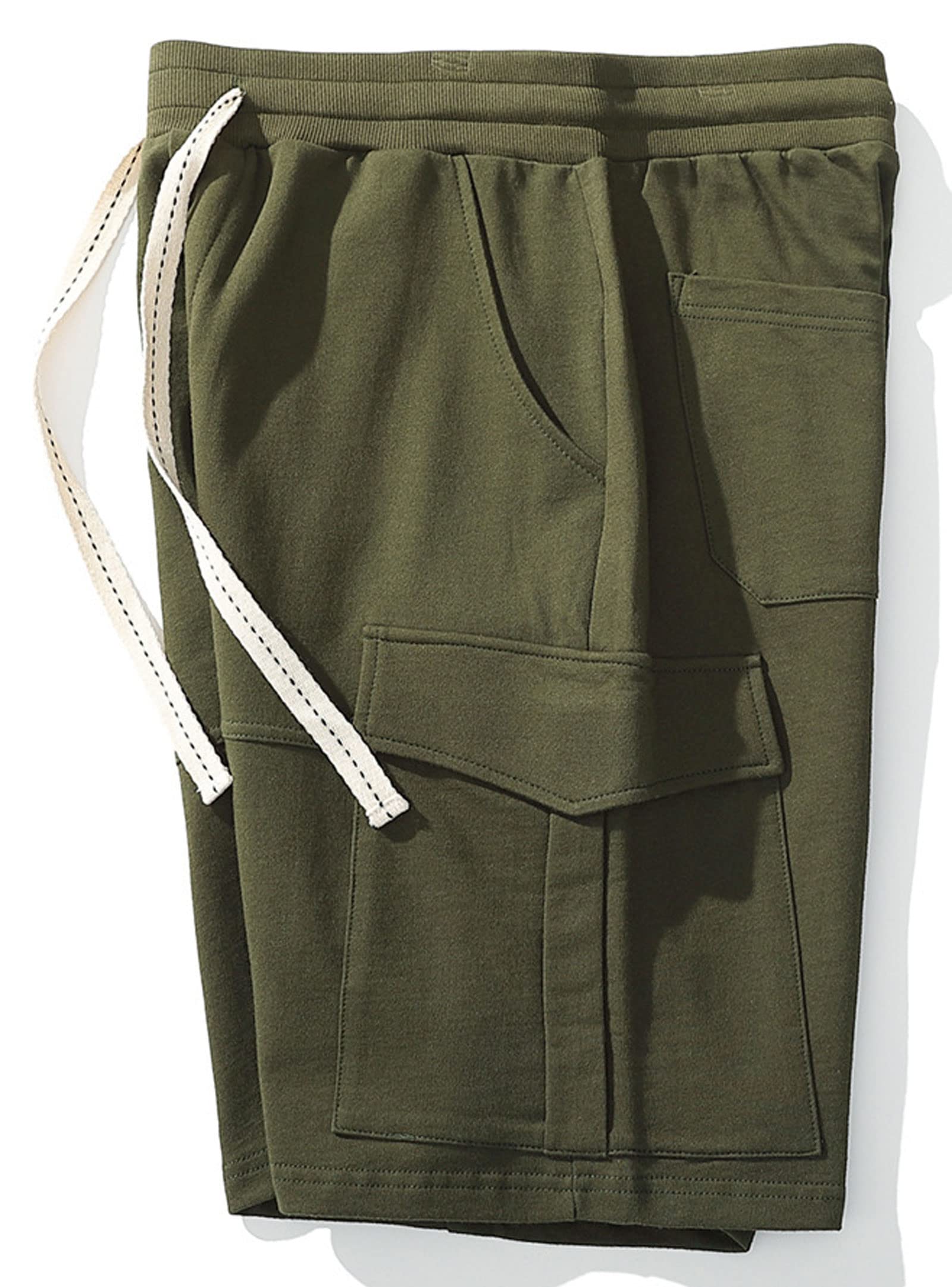 HOW'ON Women's Cargo Shorts - Casual Comfort Bermuda Shorts with Multiple Pockets | Perfect for Hiking, Travel & Outdoor Activities