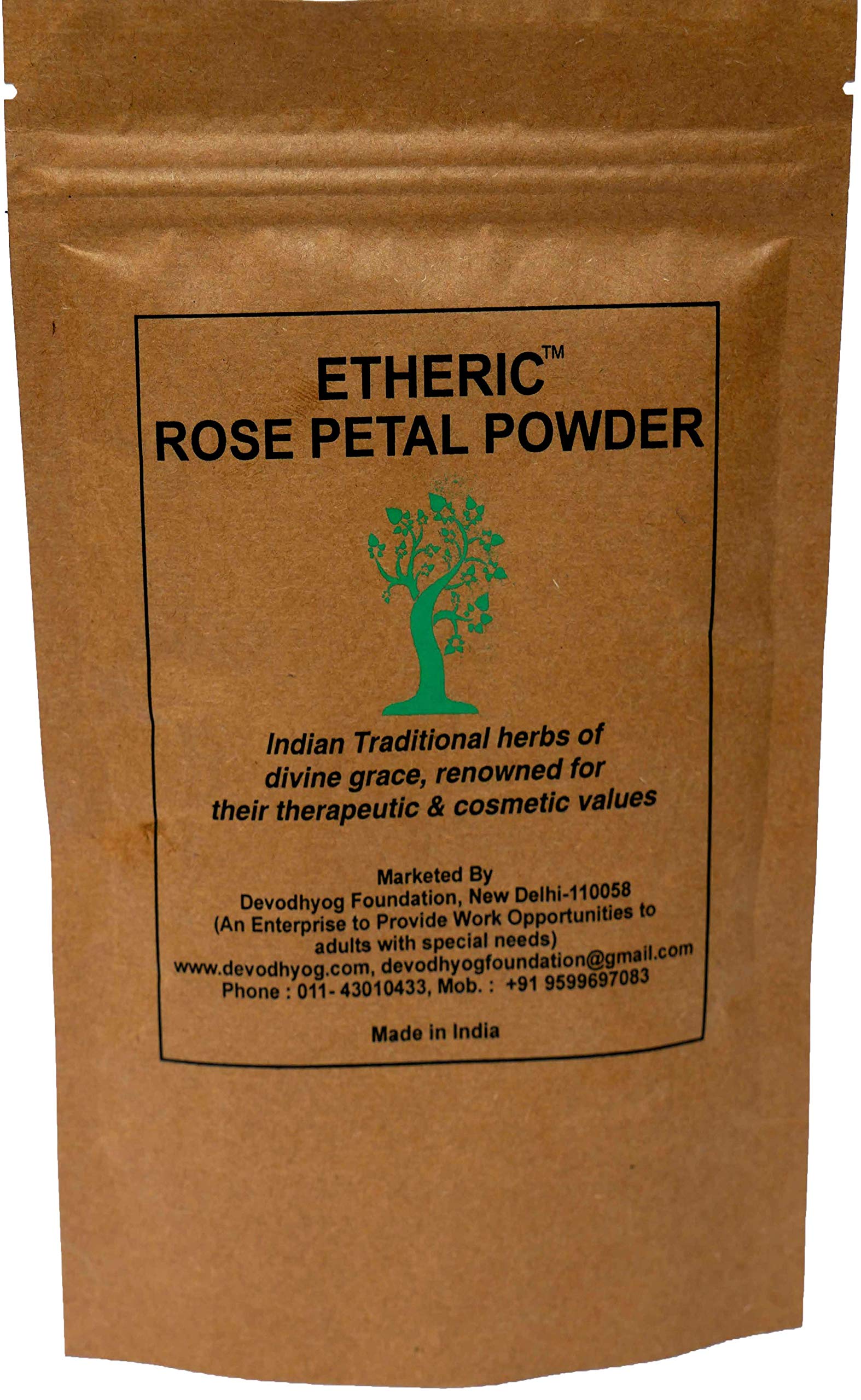 Etheric Rose Petal Facial Oil for Skin Care & Rejuvenation - Organic Anti-Aging Moisturizer for Dry & Sensitive Skin | Perfect for Night Routine & Spa Treatments