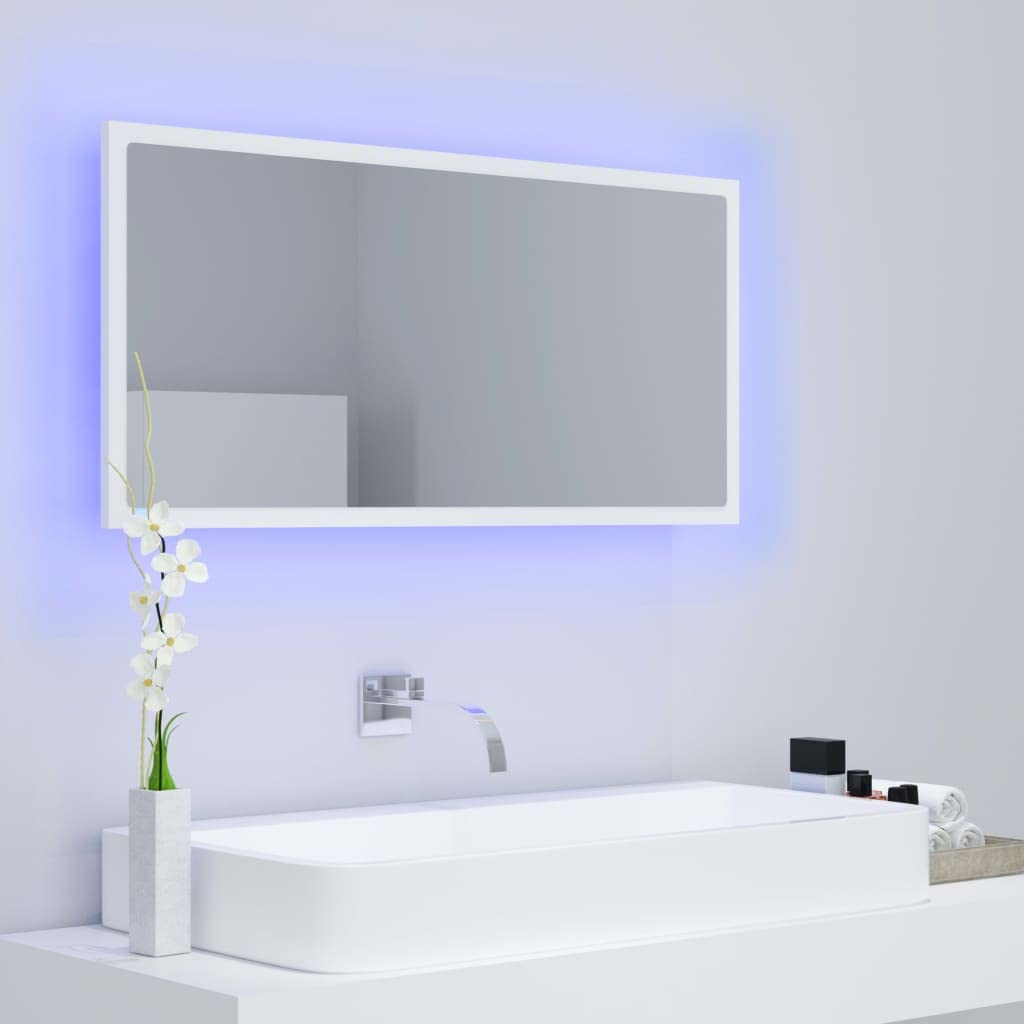 LED Bathroom Mirror with Wall Mount - 35.4
