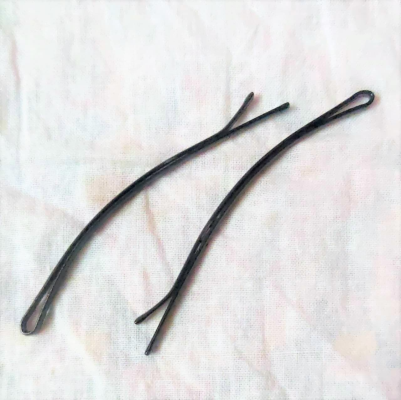 PMK E Store Black Bobby Hair Pins for Women - 12 Pack Secure & Stylish Hair Clips | Perfect for Updos, Braids, Ponytails & Everyday Hairstyles