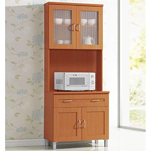 Premium Cherry Wood Kitchen Cabinet - Pemberly Row Collection | Elegant Storage Solution for Modern Kitchens & Dining Areas