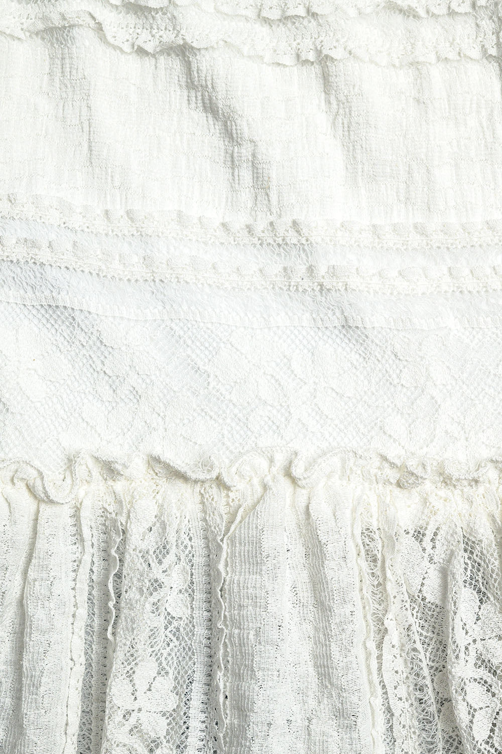 Elegant White Lace Long Skirt with Waist Fit - Perfect for Weddings, Parties & Formal Events
