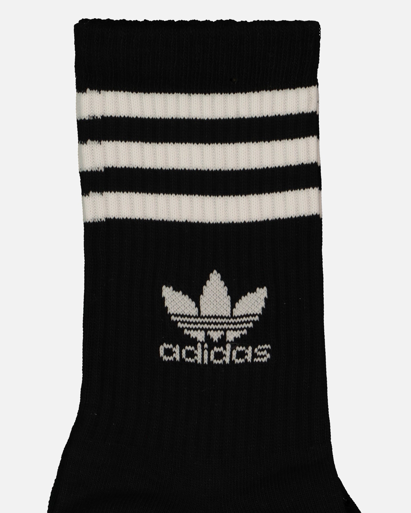 Adidas Solid Crew Socks 3-Pack - Black Athletic Socks for Men & Women - Comfortable Casual & Sports Socks for Running, Gym, Workout & Everyday Wear