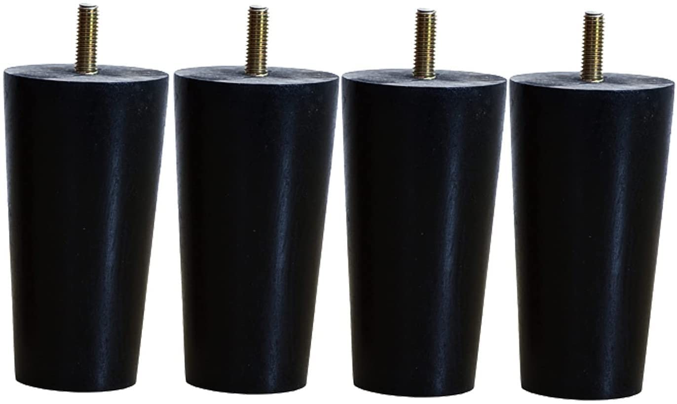 4PCS Wooden Furniture Legs - Modern Sofa & Cabinet Replacement Feet with Screws - Durable Support for Sofa, Table, Couch & Cabinet - Perfect for Home Office & Living Room Furniture Upgrades
