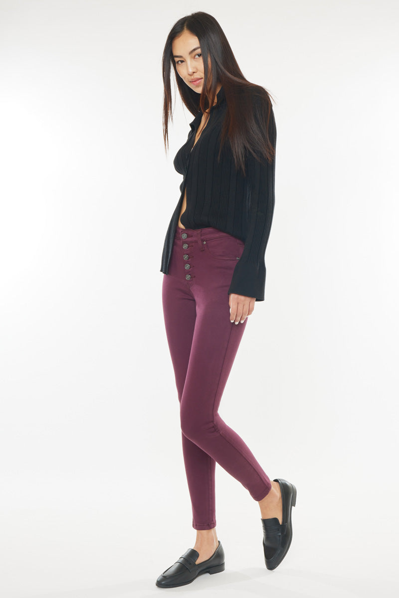Colleen High Rise Super Skinny Jeans for Women - Stretchy Denim Pants with Tummy Control - Perfect for Casual Wear, Night Out & Everyday Fashion