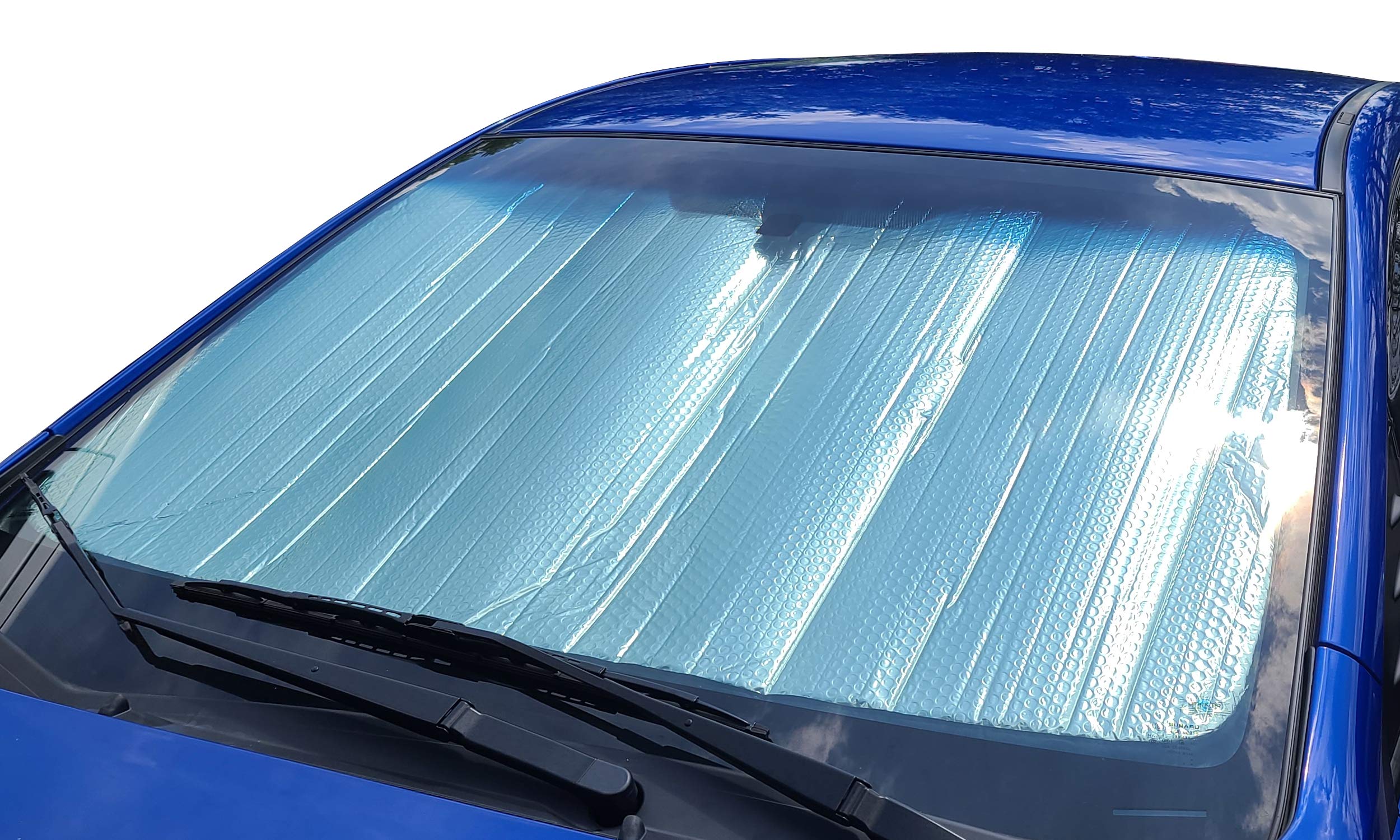 AutoTech Zone Custom Fit Sunshade for 2013-2018 BMW 3 Series Sedan - UV Protection Windshield Sun Shade for Car Interior Cooling & Heat Blocking - Perfect for Summer Parking & Road Trips